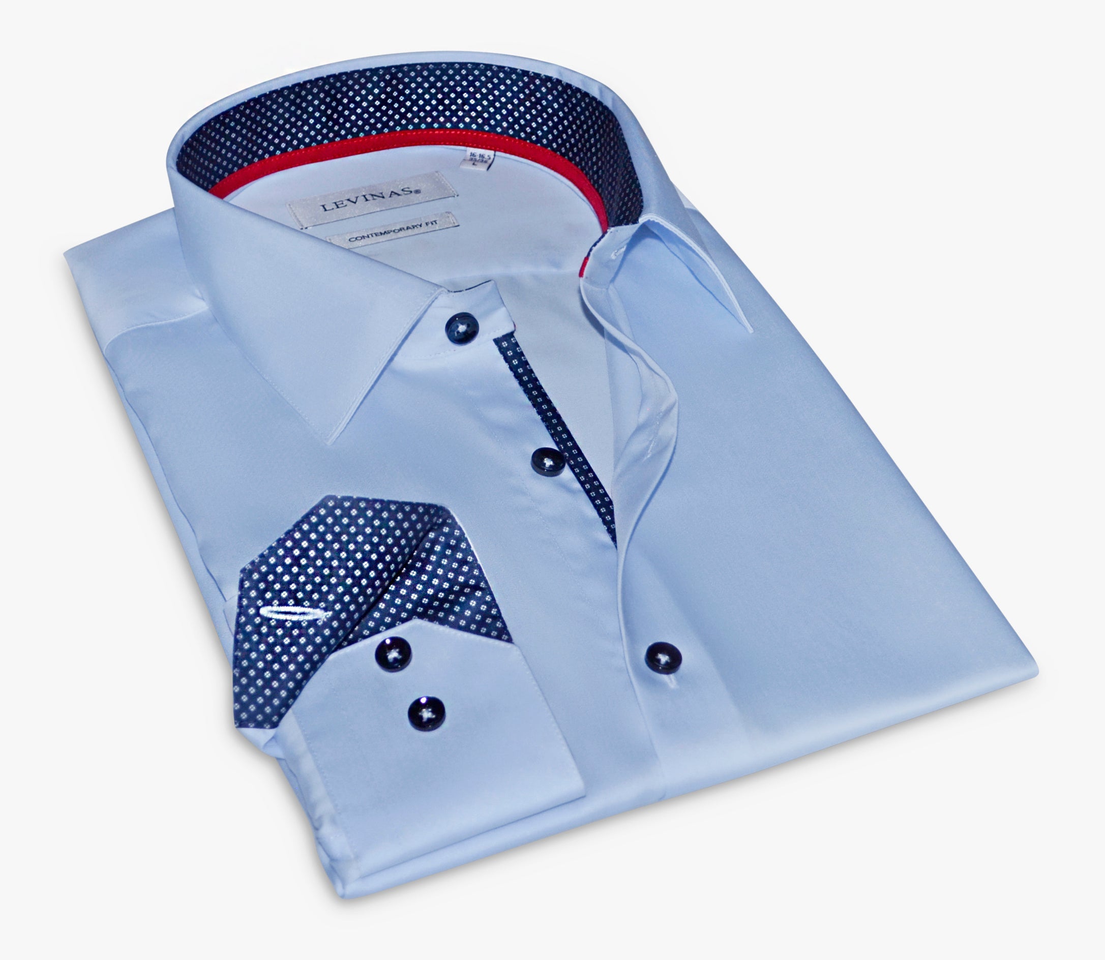 mens pale blue dress shirt Men's Pale Blue Long Sleeve Dress Shirt, Stain Repellent, Wrinkle Resistant