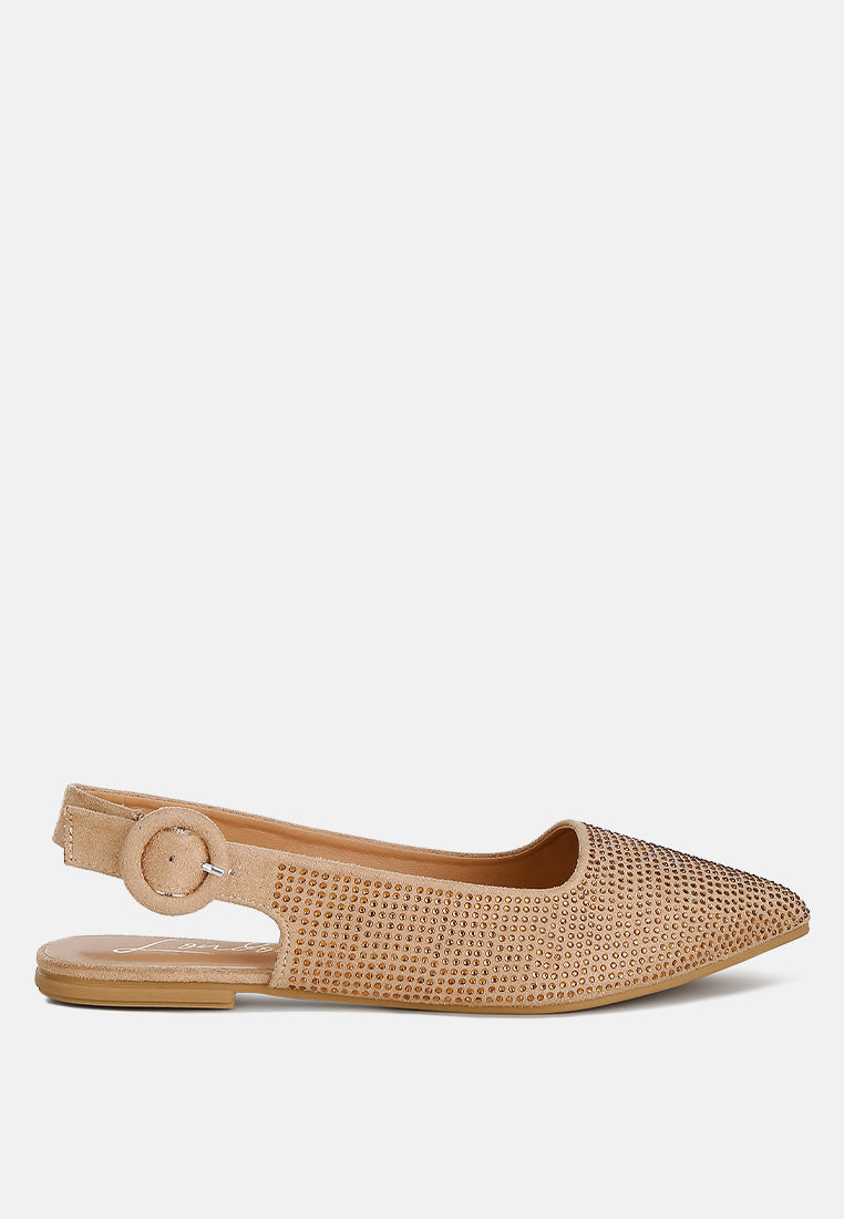 Jarisa Rhinestones Embellished Slingback