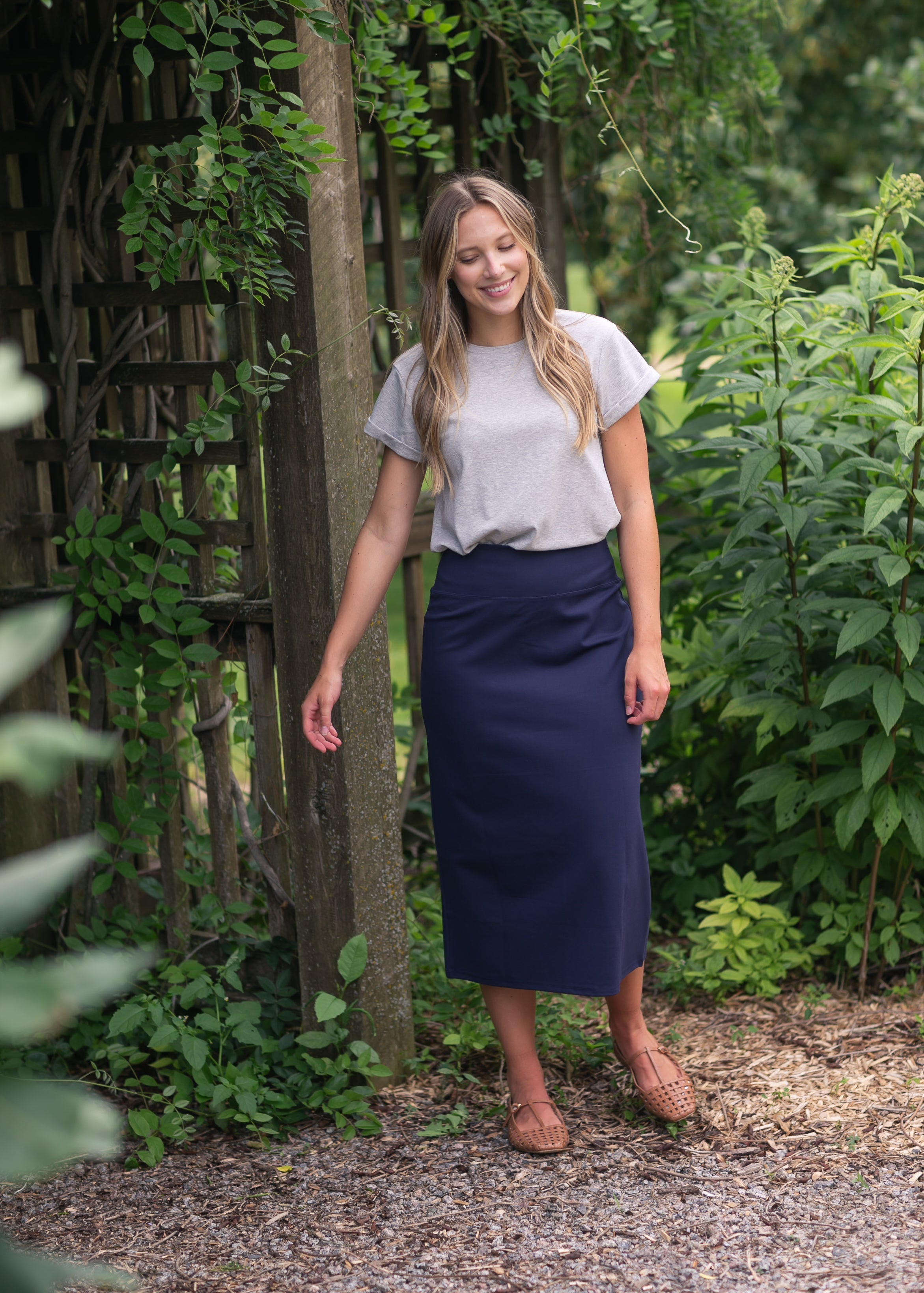 Quinn Midi Skirt 31 Inch | Includes Plus Size