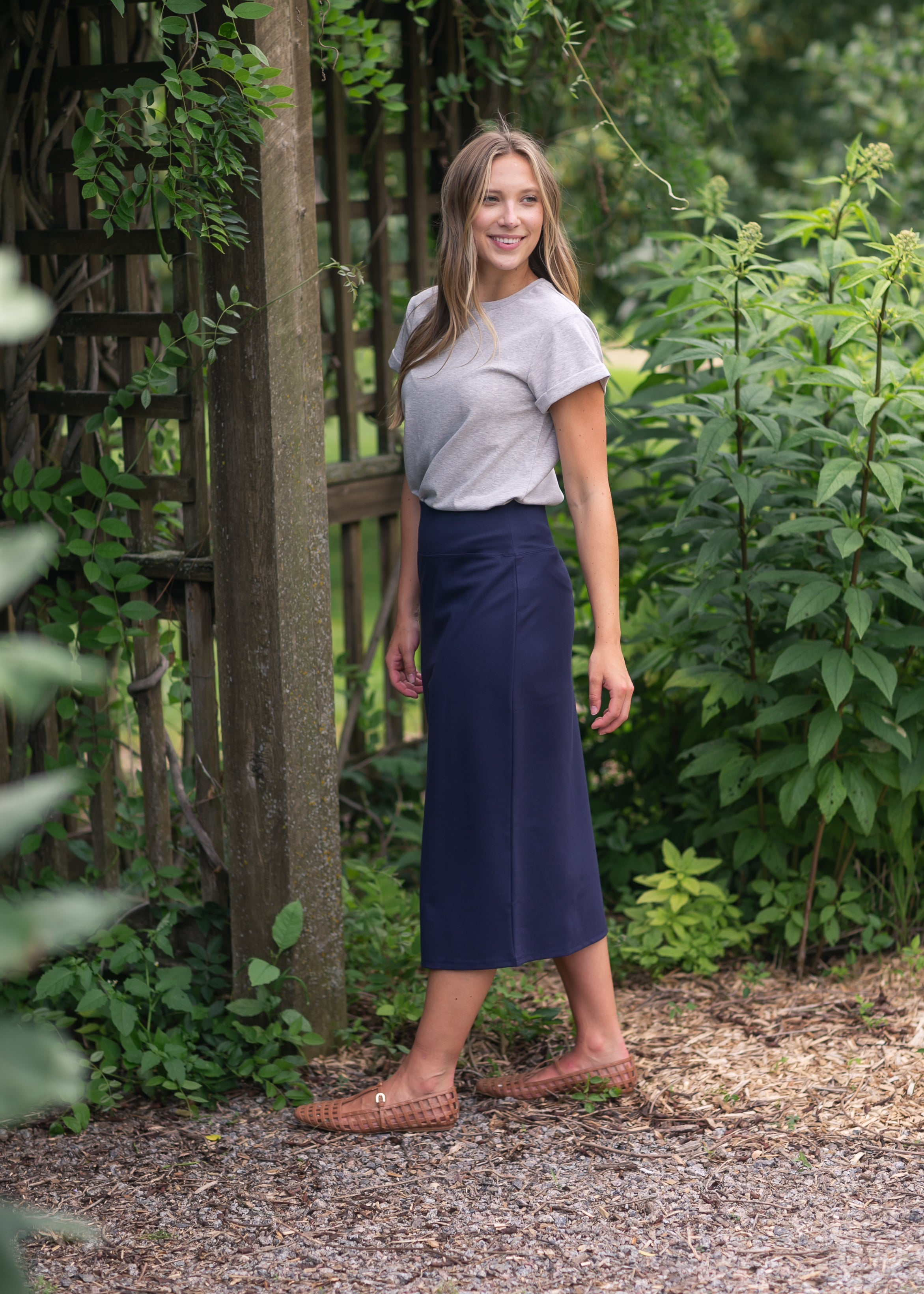 Quinn Midi Skirt 31 Inch | Includes Plus Size