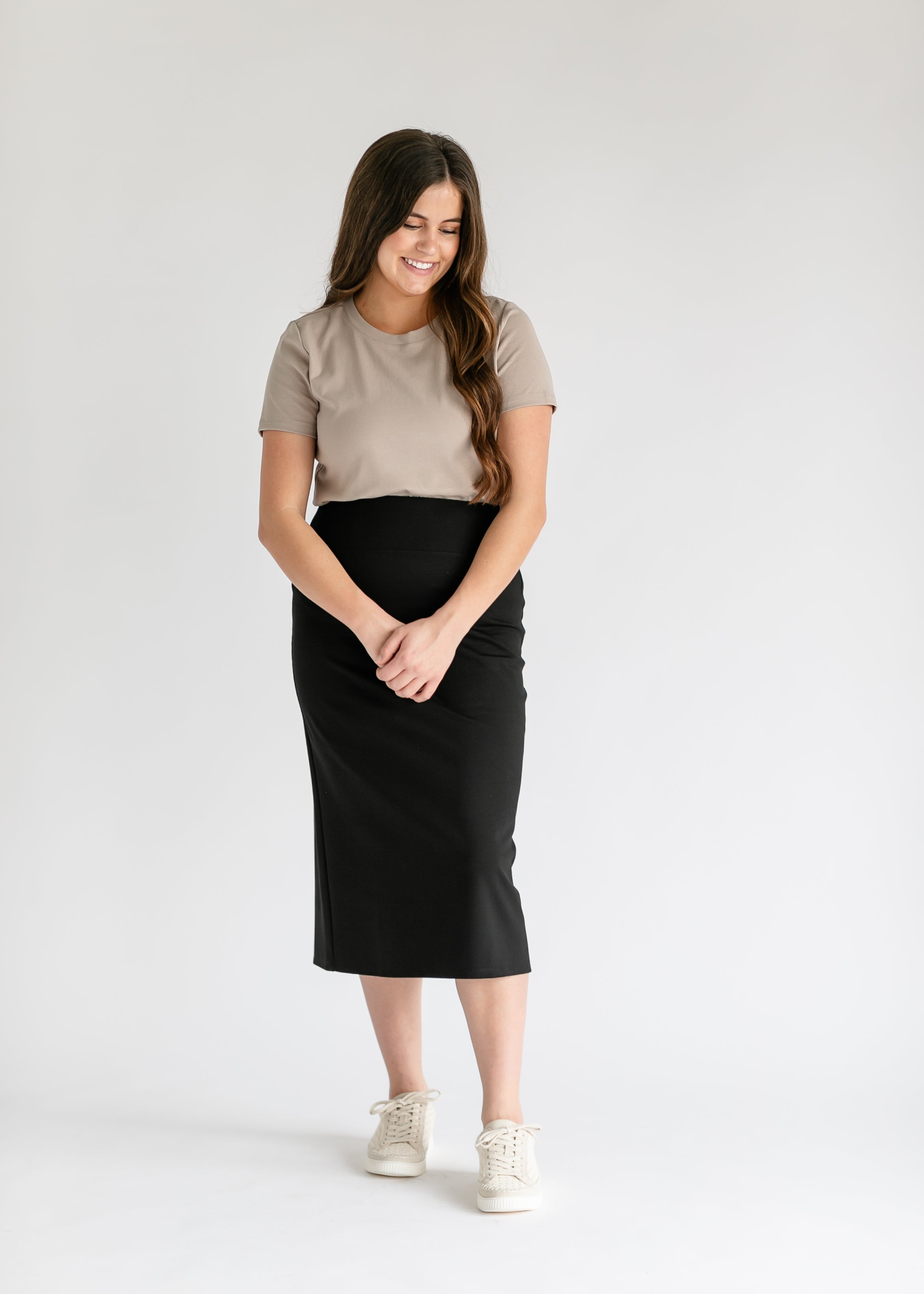 Quinn Midi Skirt 31 Inch | Includes Plus Size