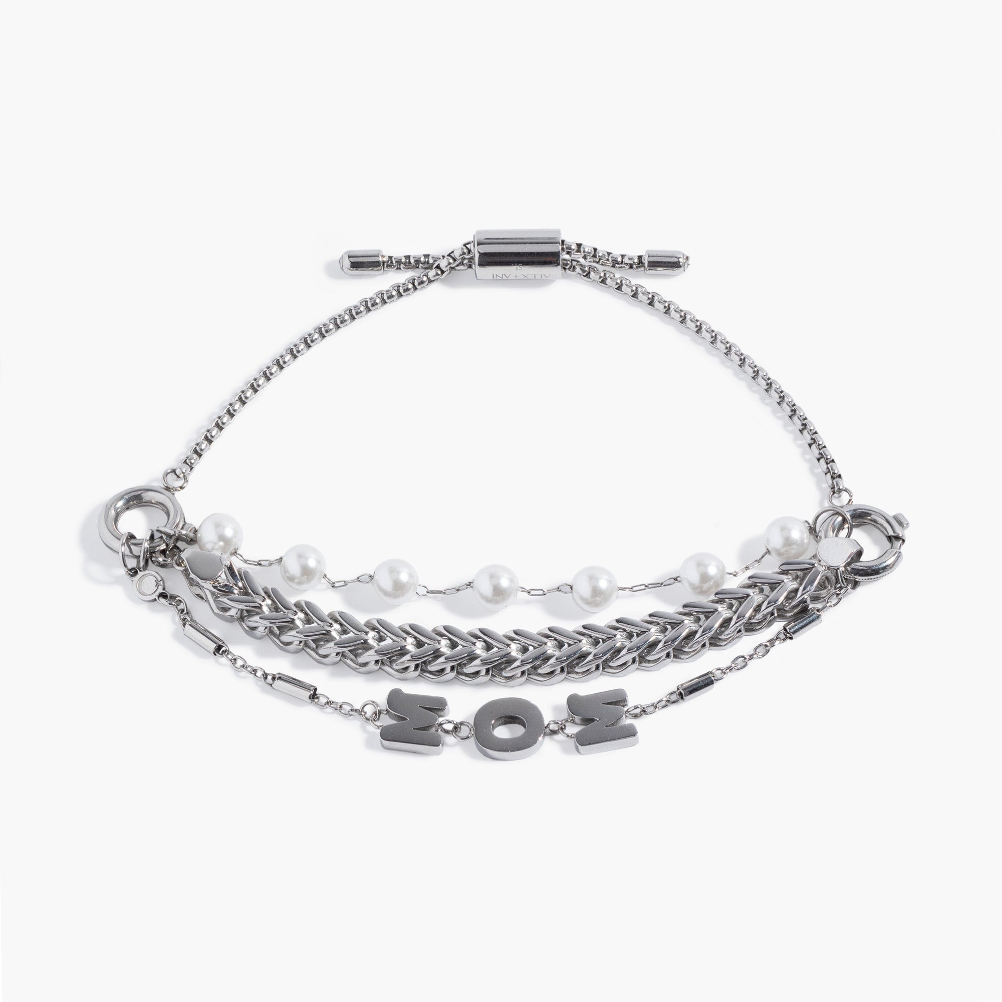 Mom Pearl Stranded™ Bracelet Set