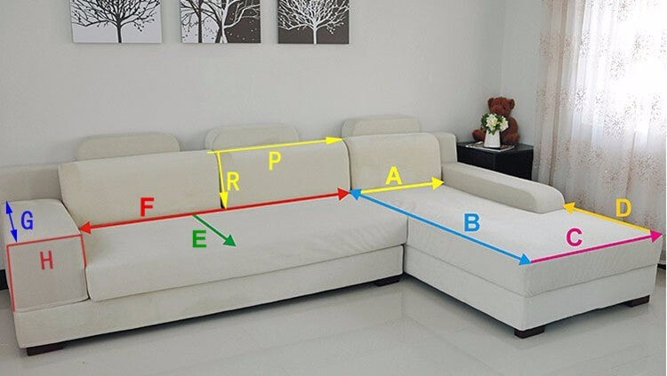 Non-slip Sectional Couch Cover With Lace, Furniture Protector For Dogs, Pets, And Kids Ii