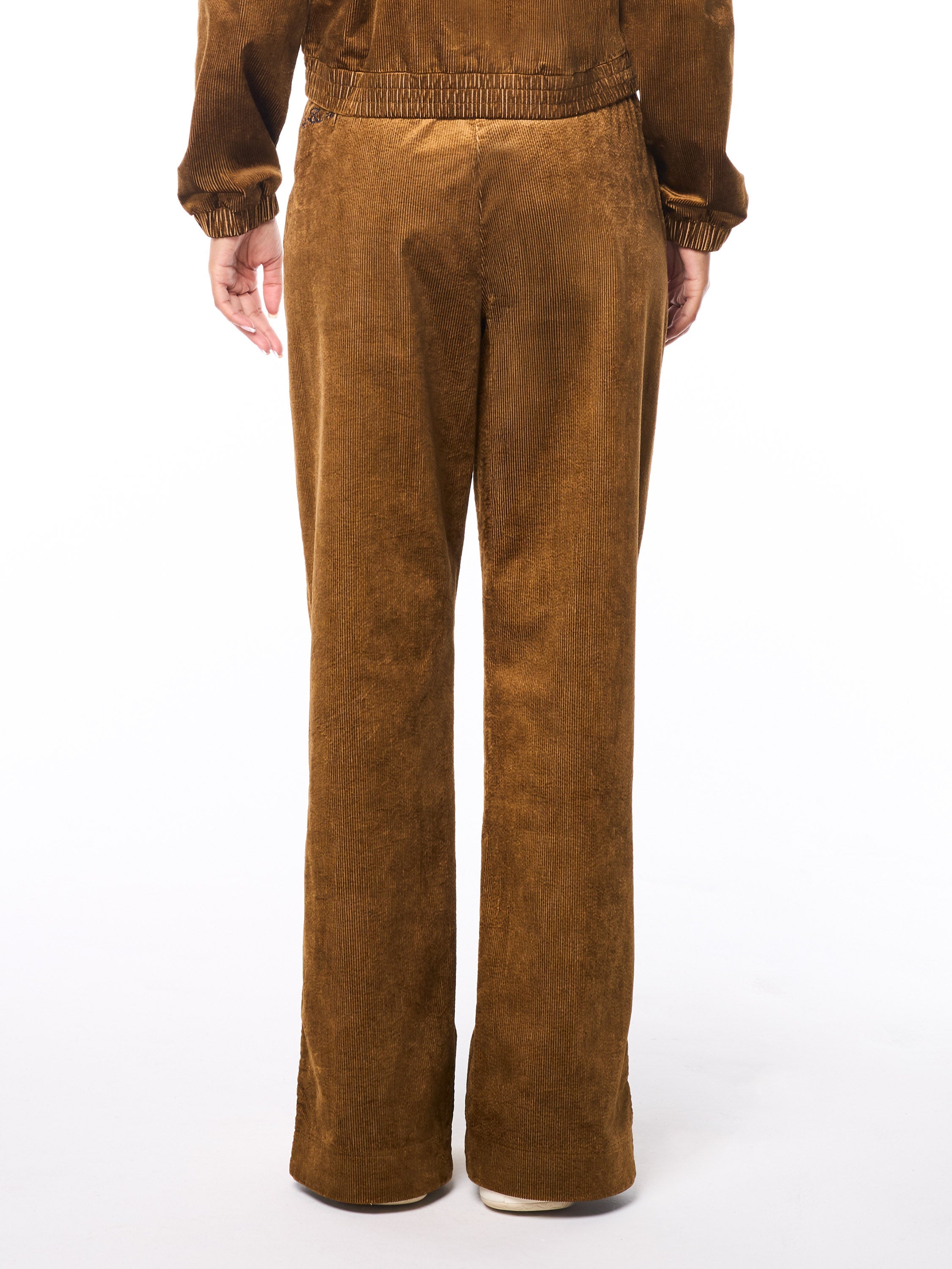 Women's Cordurato Track Pant- Bronze Brown
