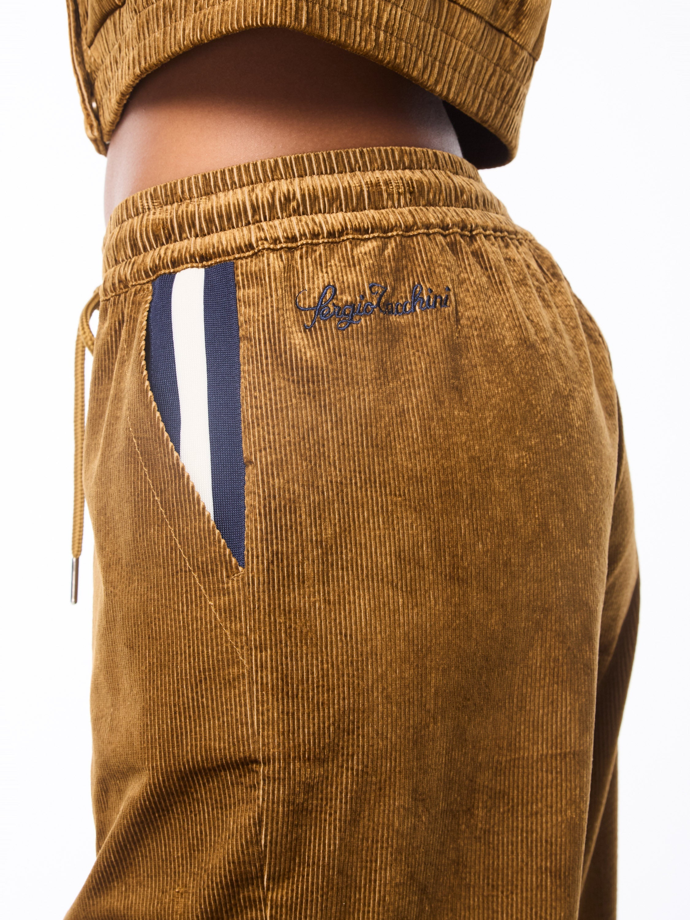Women's Cordurato Track Pant- Bronze Brown
