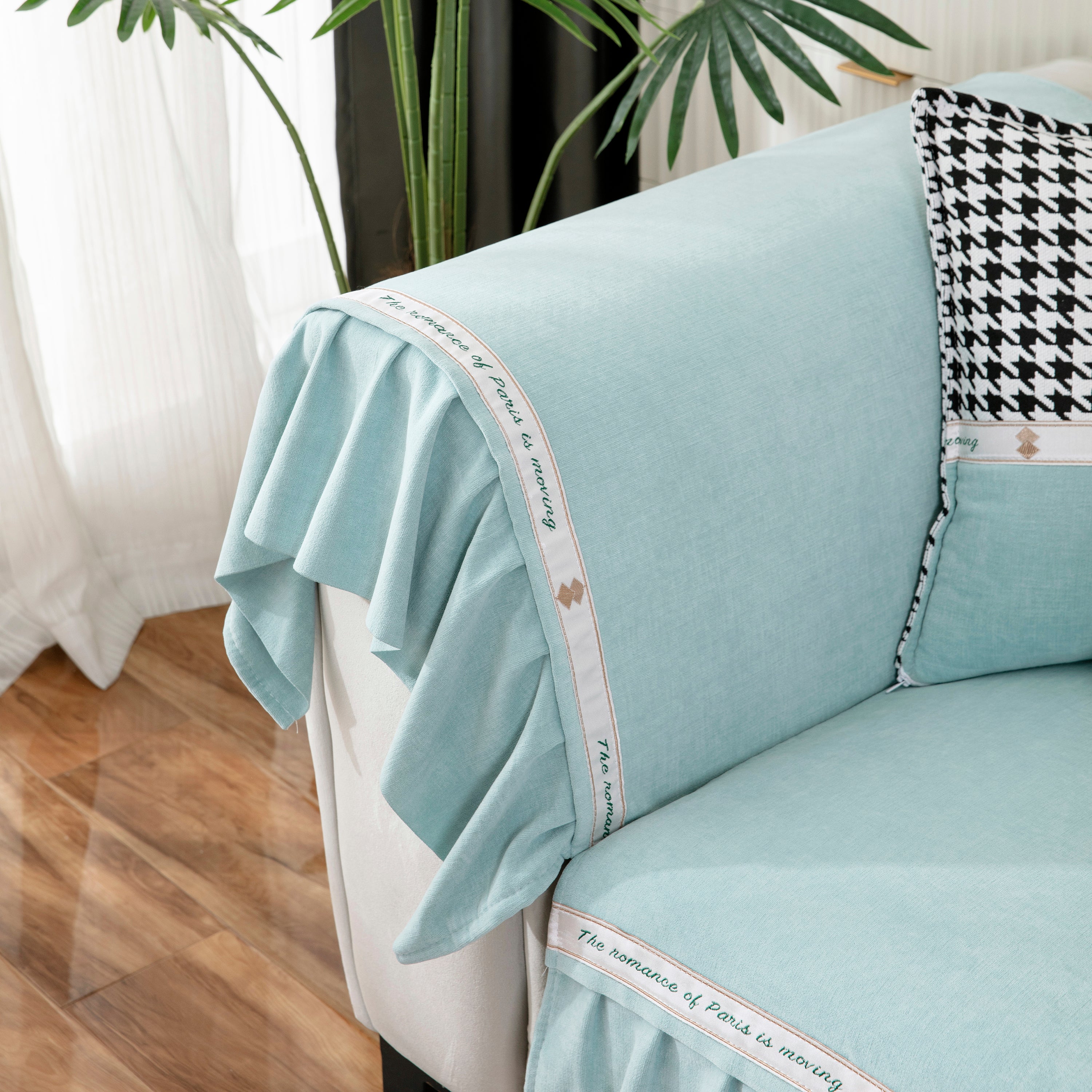 Non-slip Chenille Sofa Slipcovers With Skirt, Best Pet Sofa Protector Cover, Furniture Covers For Pets