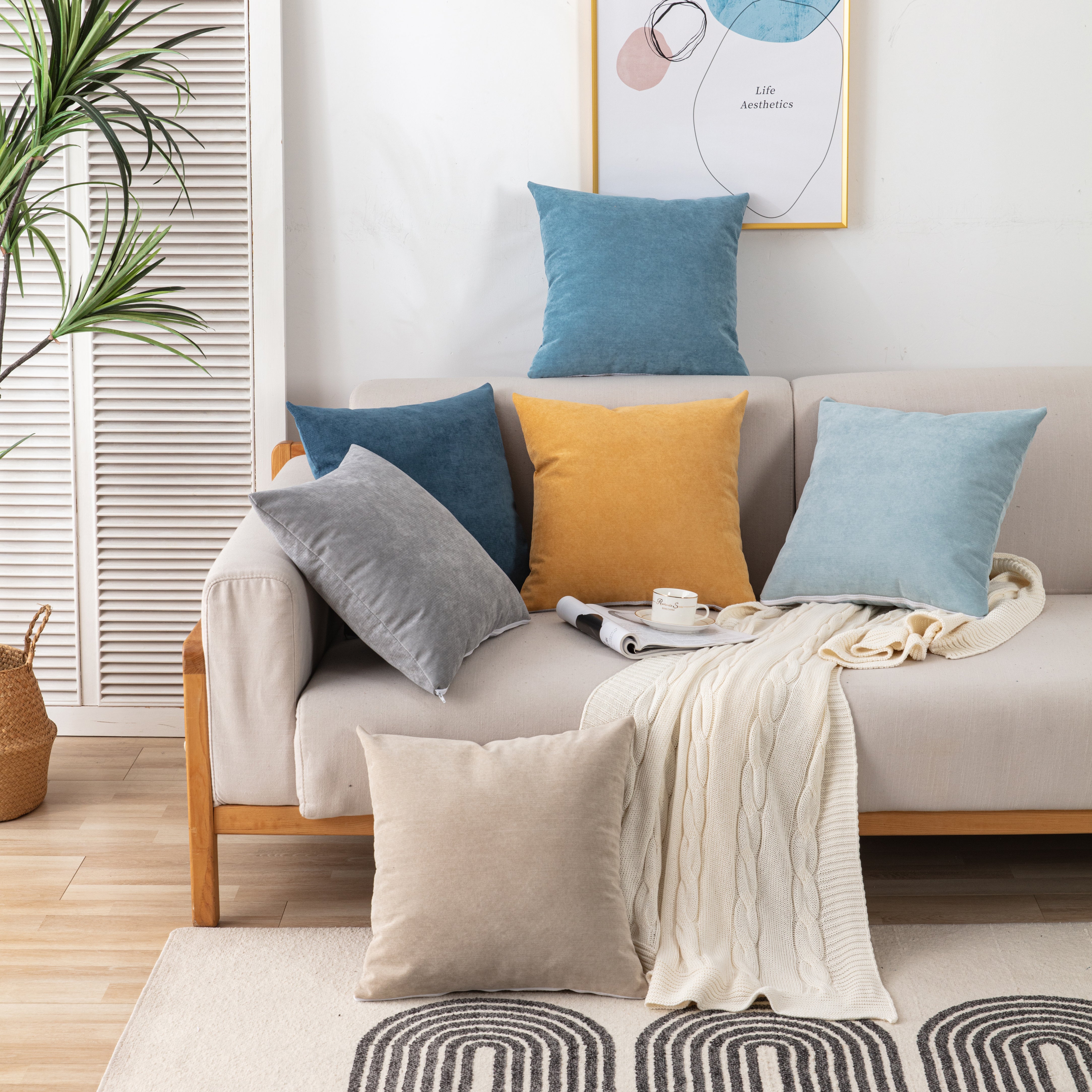 Waterproof Scratch-resistant Furniture Covers For Pets, Non-slip Couch Cover Throw