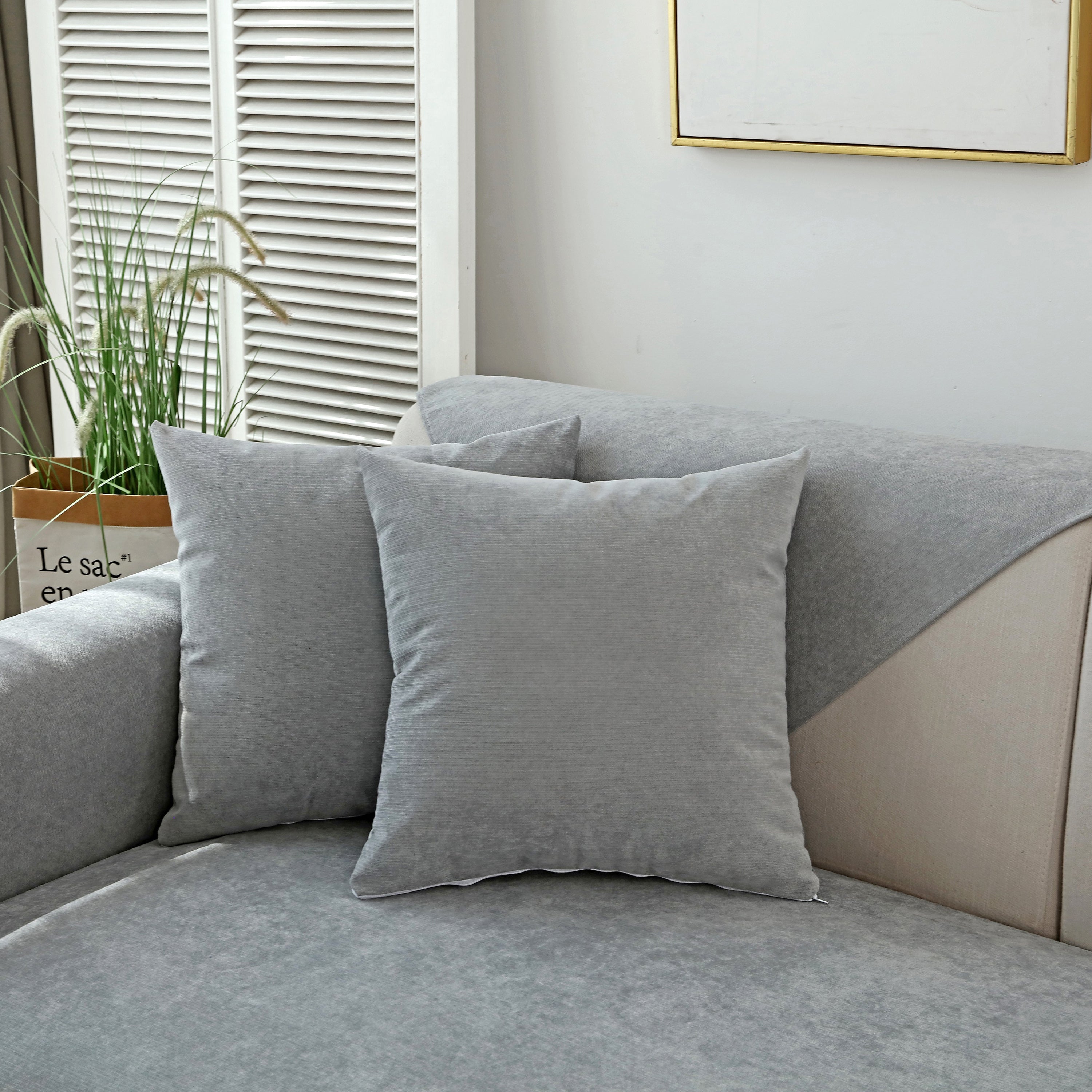 Waterproof Non-slip Quilted Corduroy Sofa Covers For Pets, Sectional Couch Covers