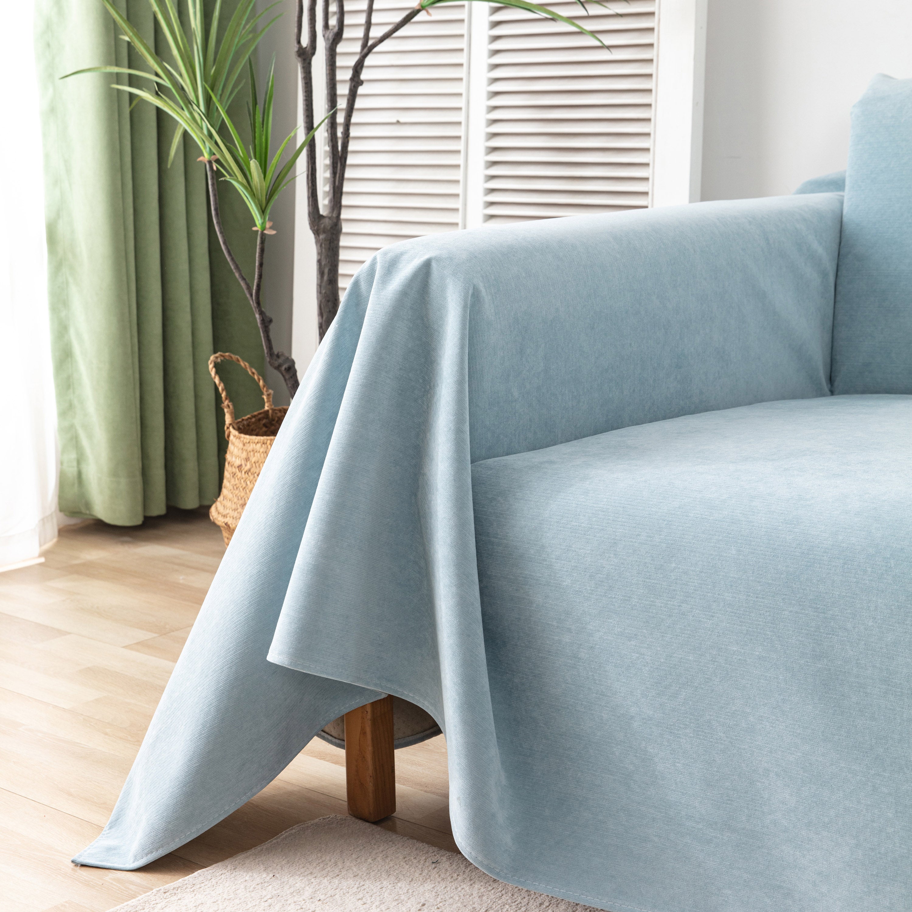 Waterproof Scratch-resistant Furniture Covers For Pets, Non-slip Couch Cover Throw