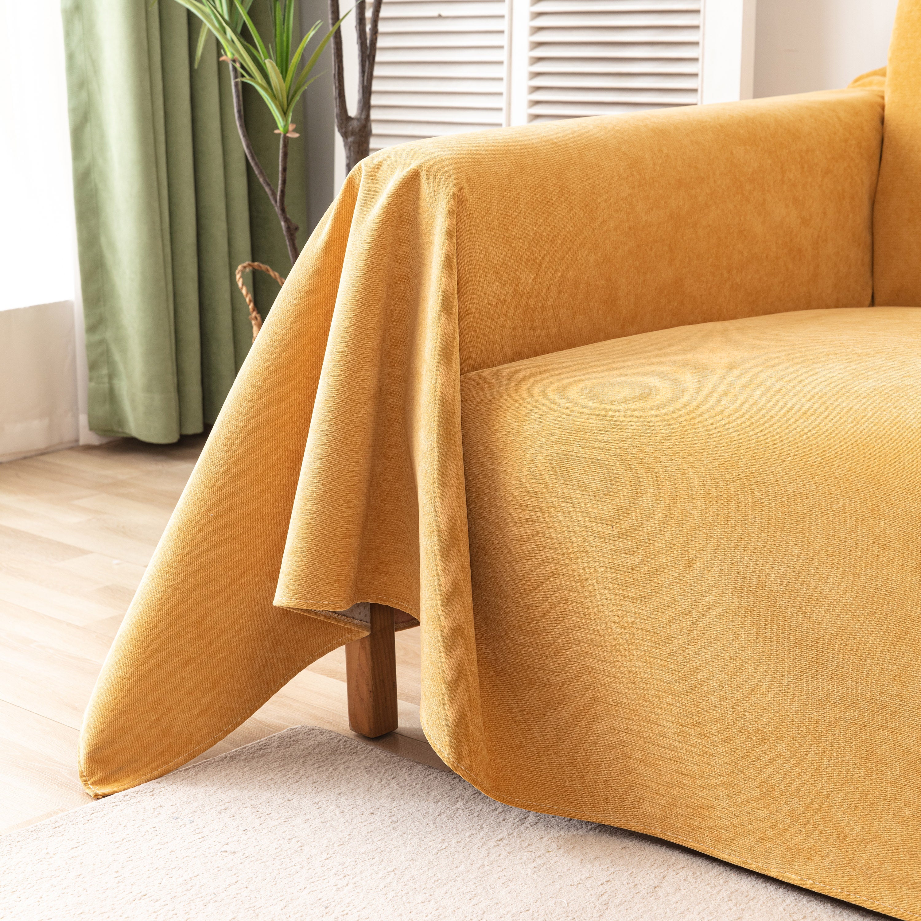 Waterproof Scratch-resistant Furniture Covers For Pets, Non-slip Couch Cover Throw