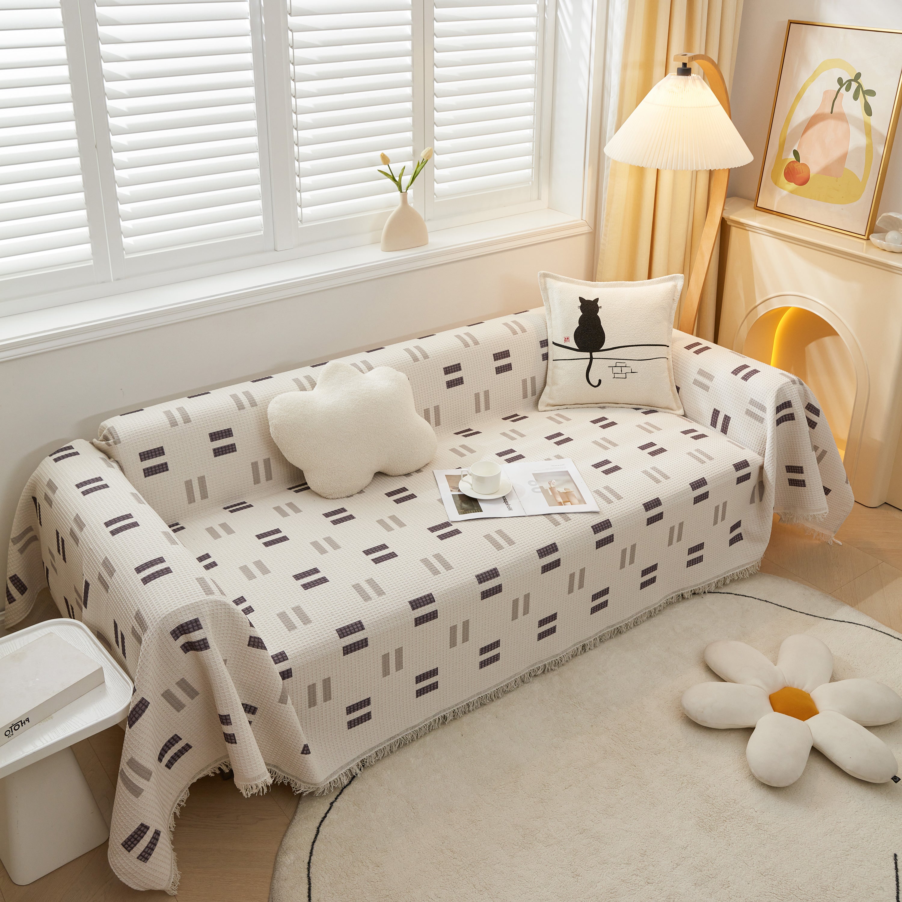 High-quality Fabric Non-slip Sofa Cover Throw, Throw Blankets For Couch, Furniture Covers For Pets
