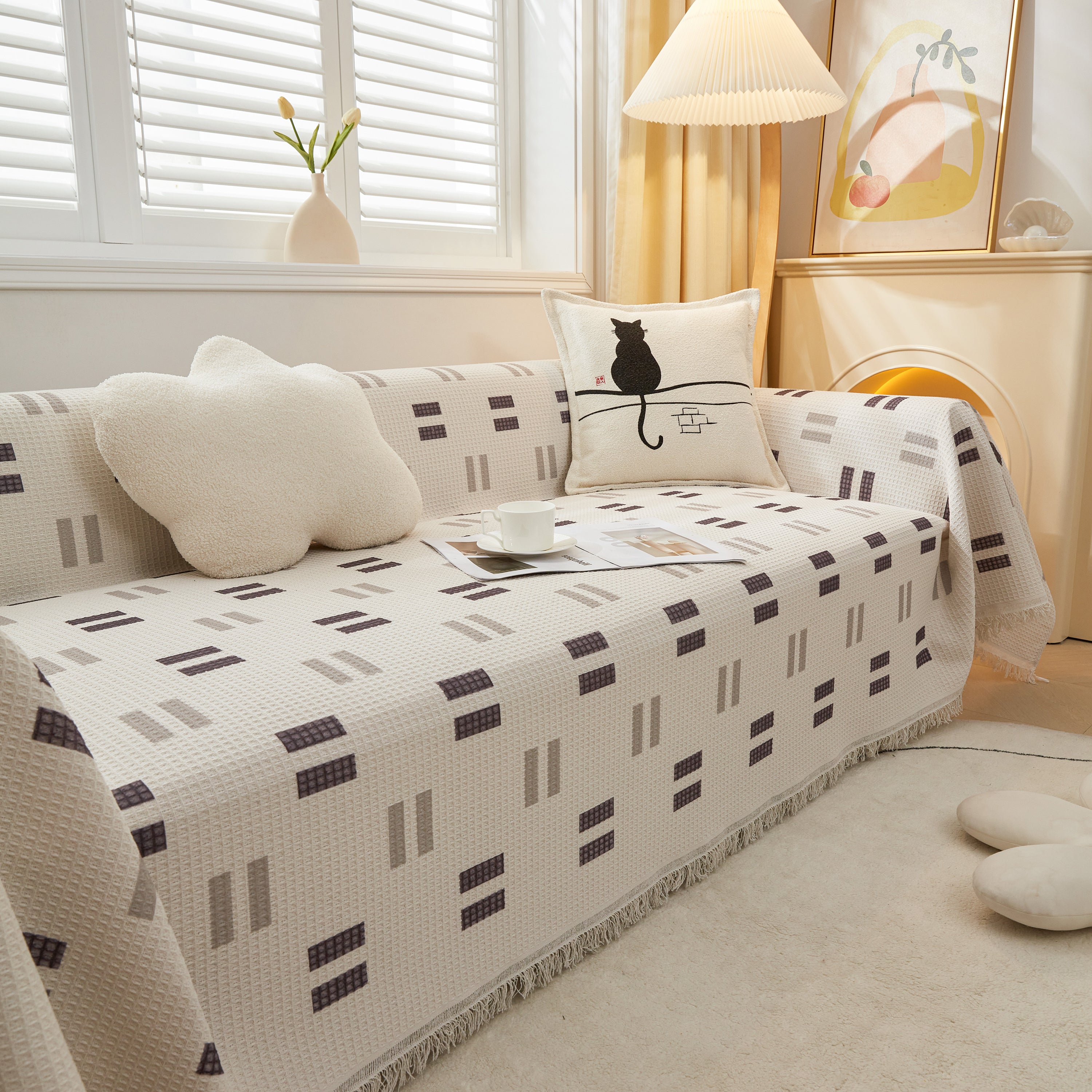High-quality Fabric Non-slip Sofa Cover Throw, Throw Blankets For Couch, Furniture Covers For Pets