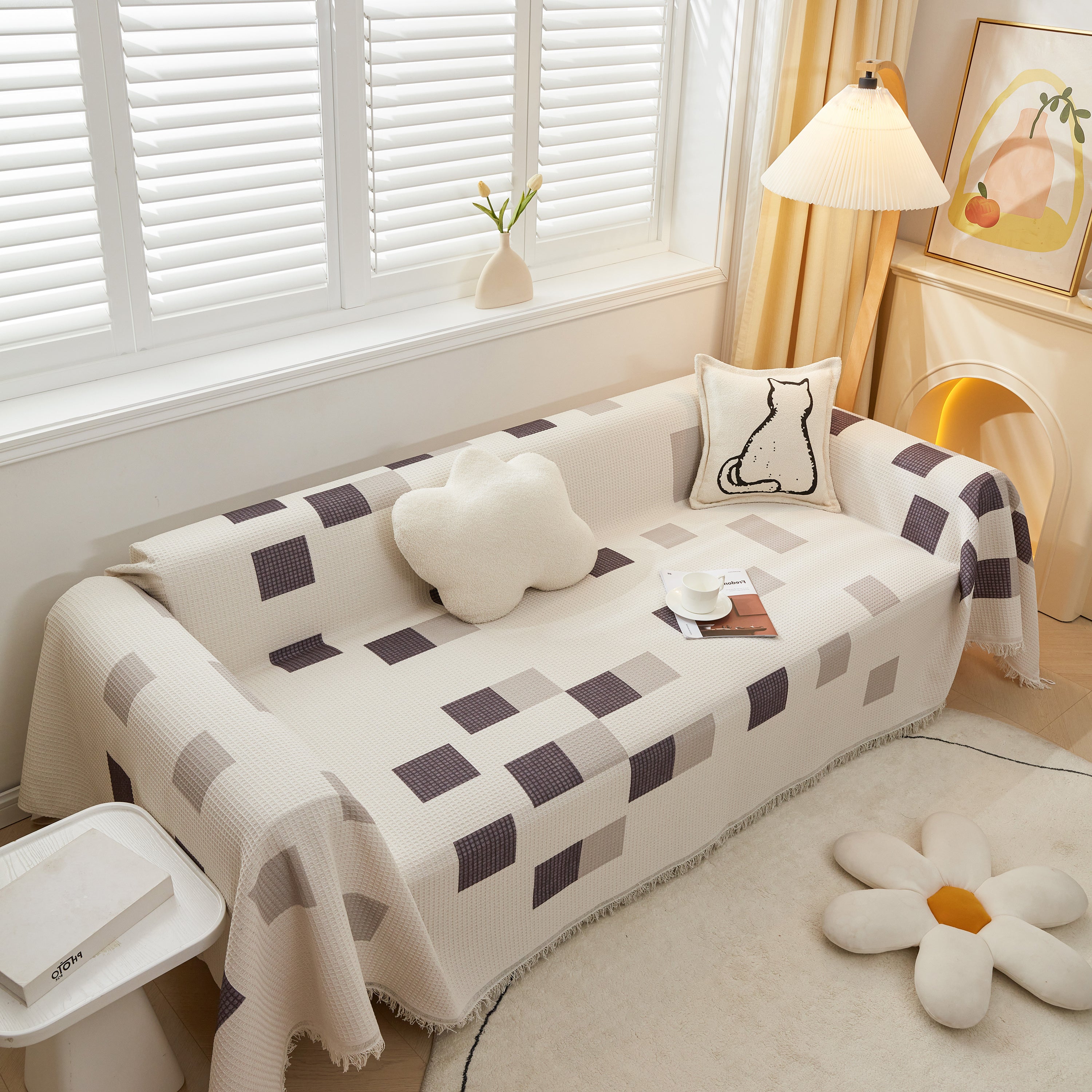 High-quality Fabric Non-slip Sofa Cover Throw, Throw Blankets For Couch, Furniture Covers For Pets