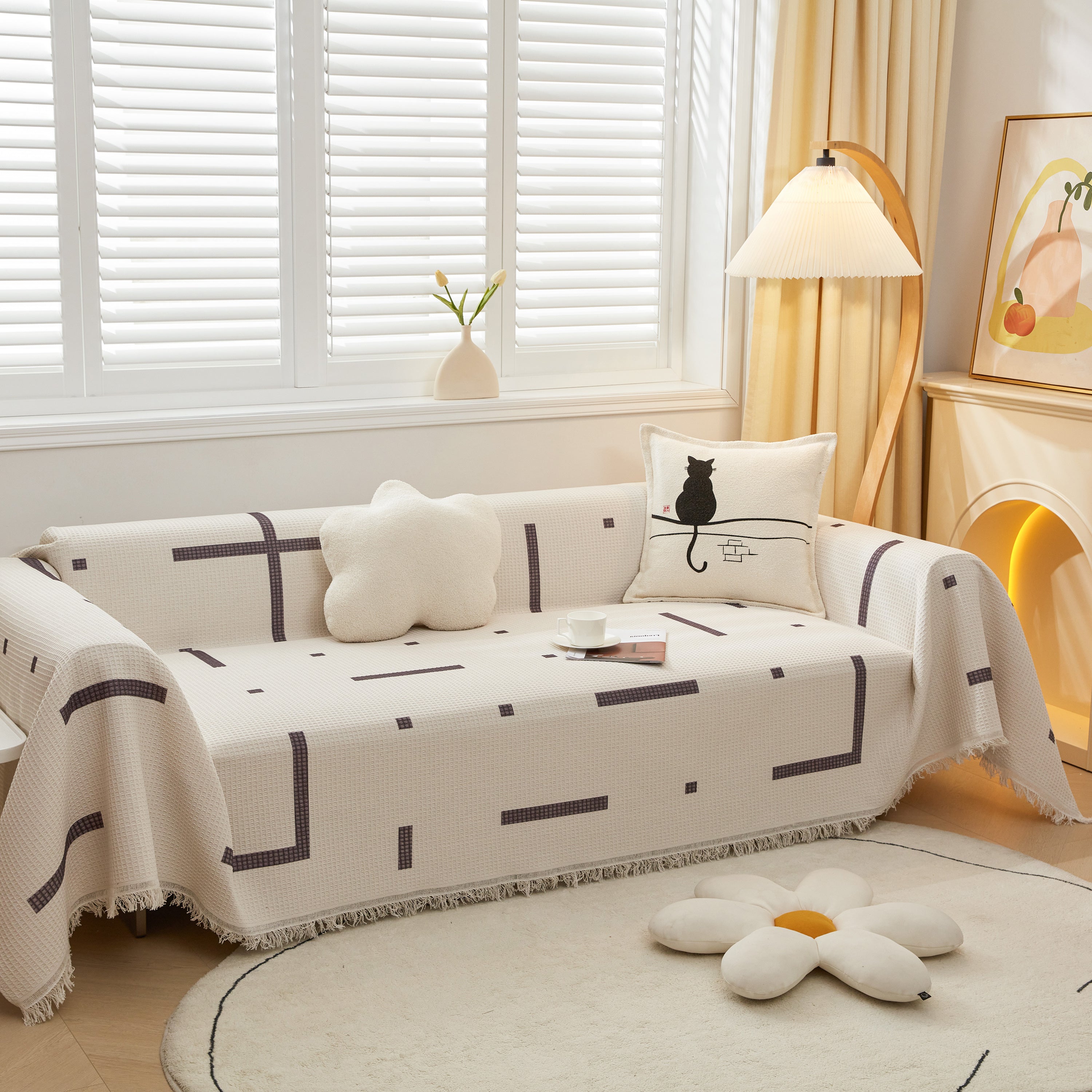 High-quality Fabric Non-slip Sofa Cover Throw, Throw Blankets For Couch, Furniture Covers For Pets