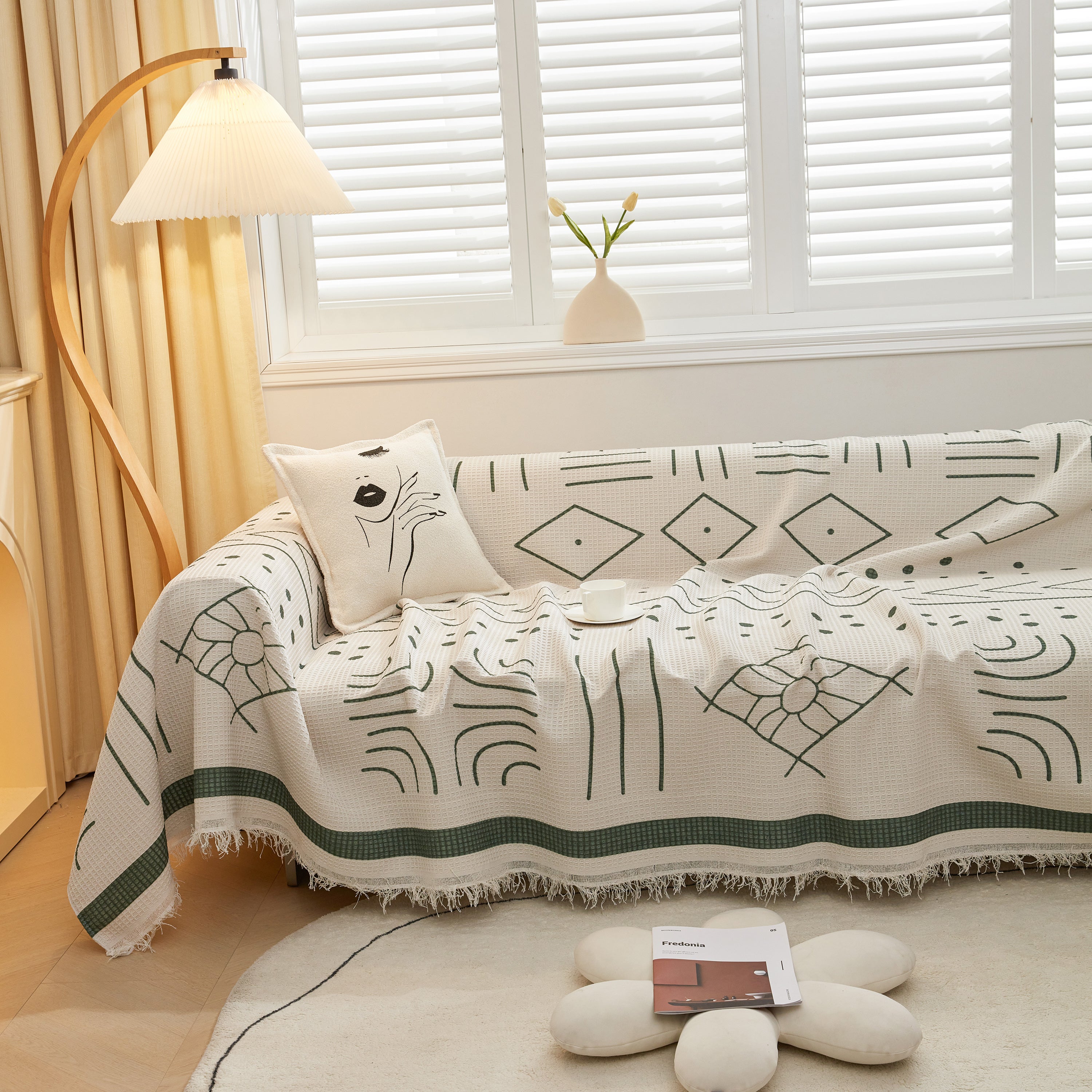 Large Couch Cover Throw, L Shape Sofa Cover For Sectional Couch Pet Friendly Furniture Protector