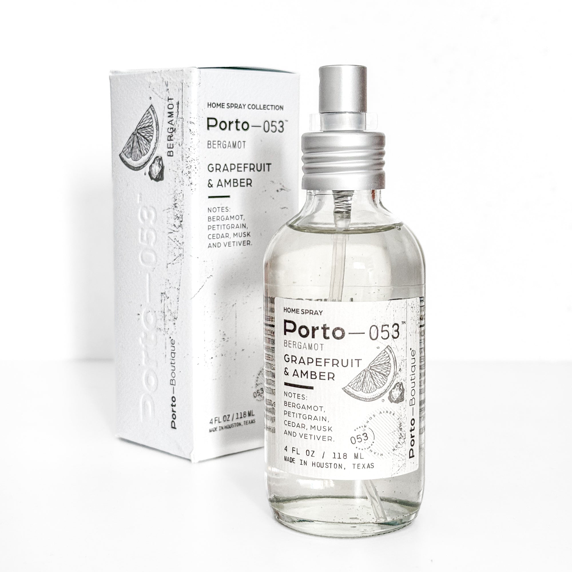 Porto-053 Room Spray — Premium Home Fragrance, Linen & Fabric Freshener | 4 Oz