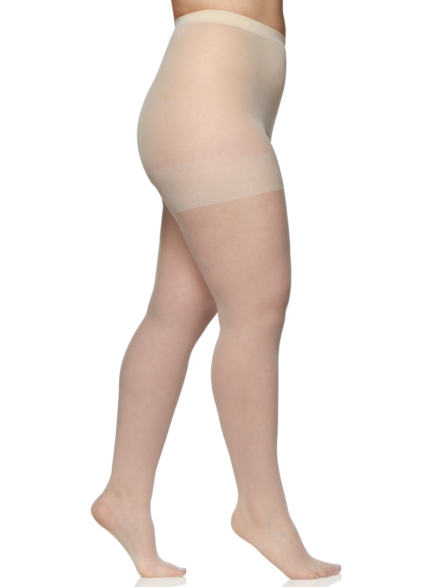 Queen All Day Sheers Non-control Top Pantyhose With Sandalfoot Toe