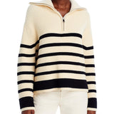 Blanknyc Quarter Zip Sweater White Size S