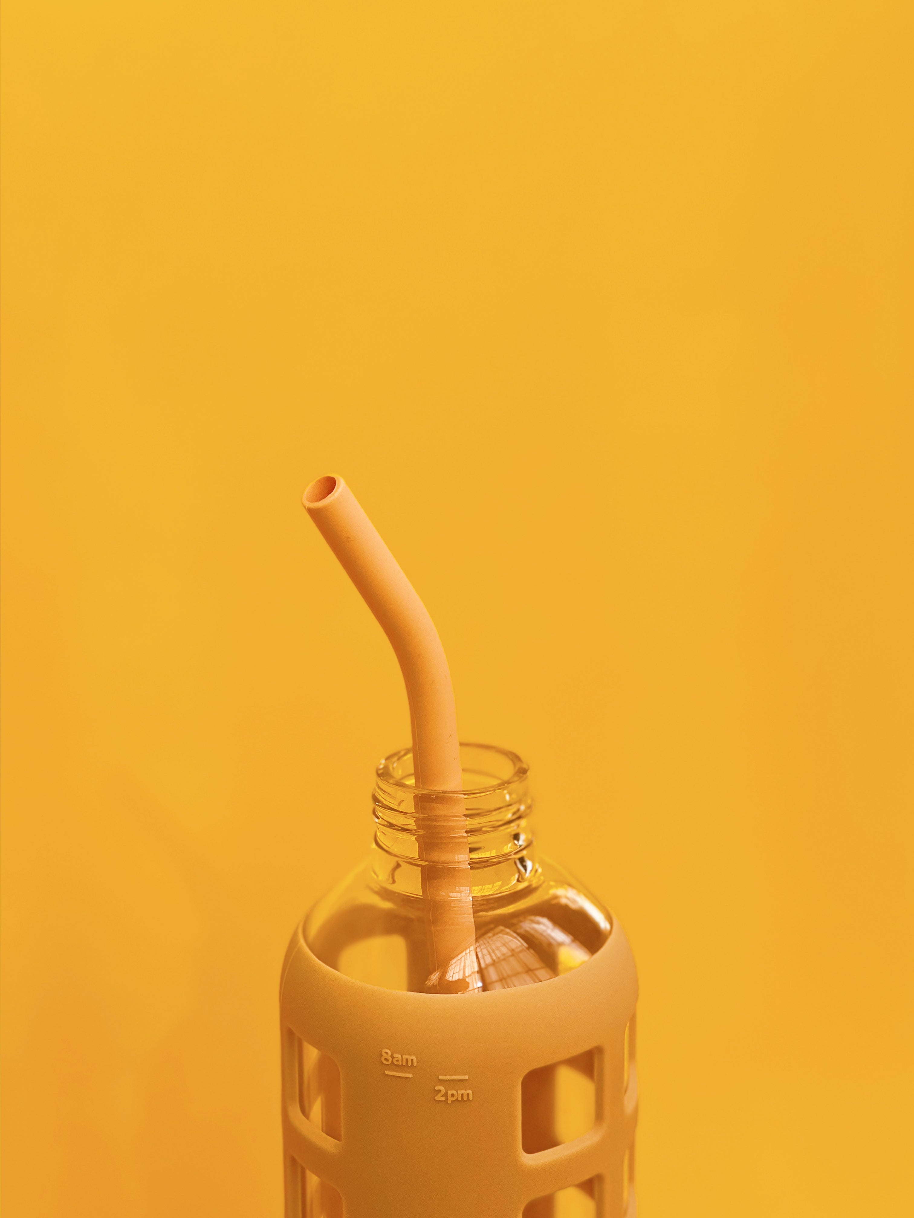 Purifyou Reusable Silicone Straws - Long, Slender, & Kids Sizes, Eco-friendly, Bpa-free, Durable & Flexible