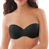 Lilyette Women's Strapless Defining Moments Shaping Underwire Bra Black Size 38 D