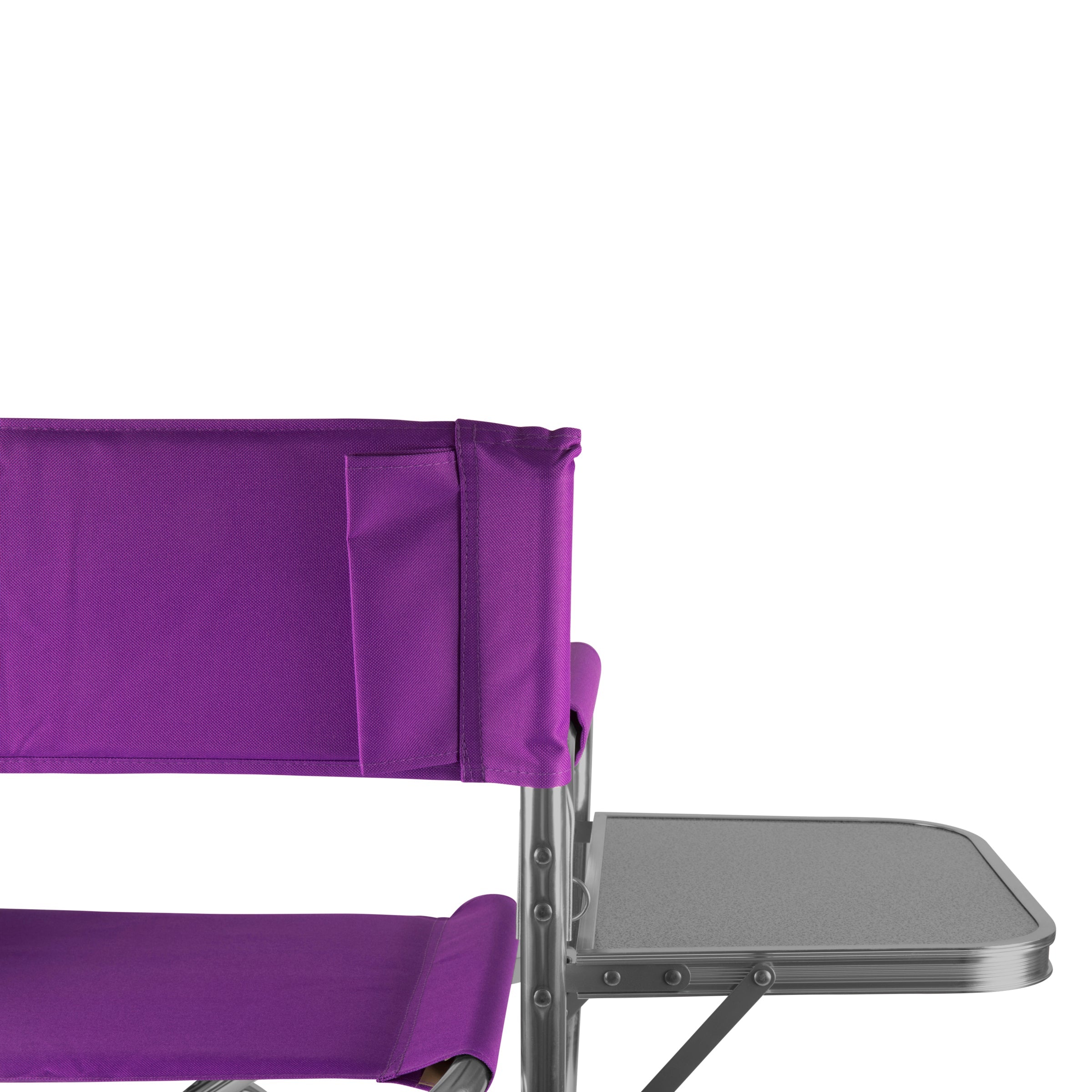 Purple Sports Chair With Side Table