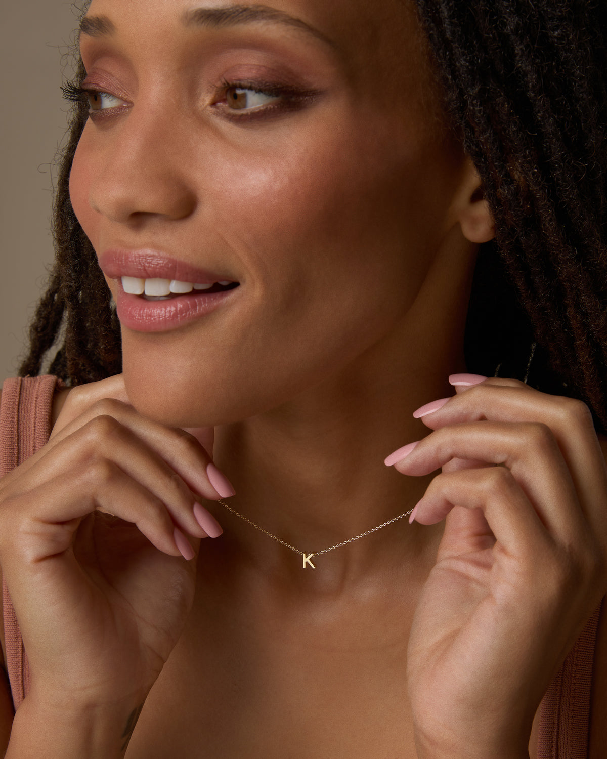 Just For You Initial Necklace — A