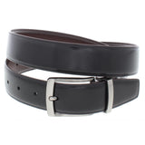 Perry Ellis Men's Leather Reversible Dress Belt Brown Size 32