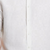Cubavera Men's Woven Linen Button Down Shirt White Size XX-Large