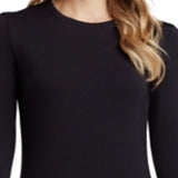 Cuddl Duds Women's Softwear Long Sleeve Crewneck Top Black Size X-Small