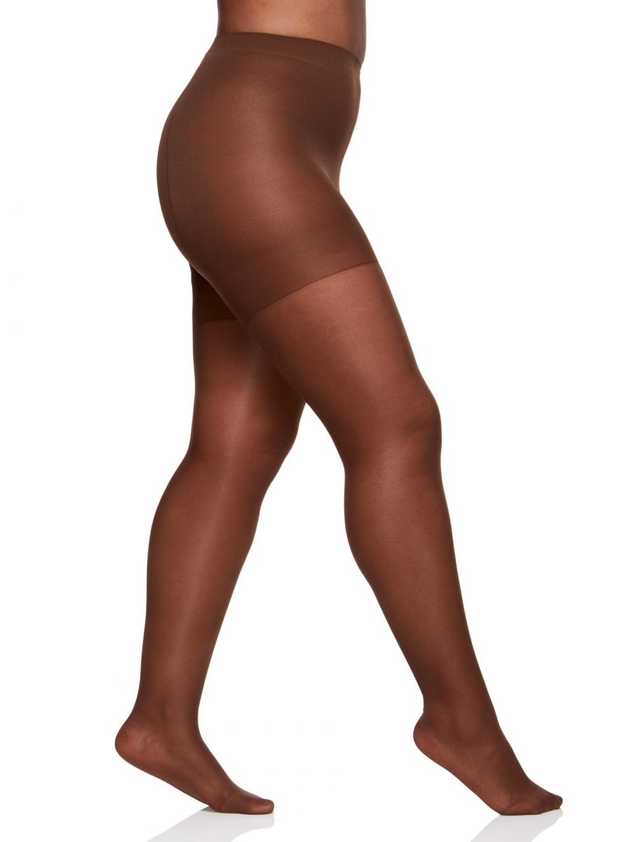 Queen Silky Sheer Extra Wear Control Top Pantyhose With Reinforced Toe