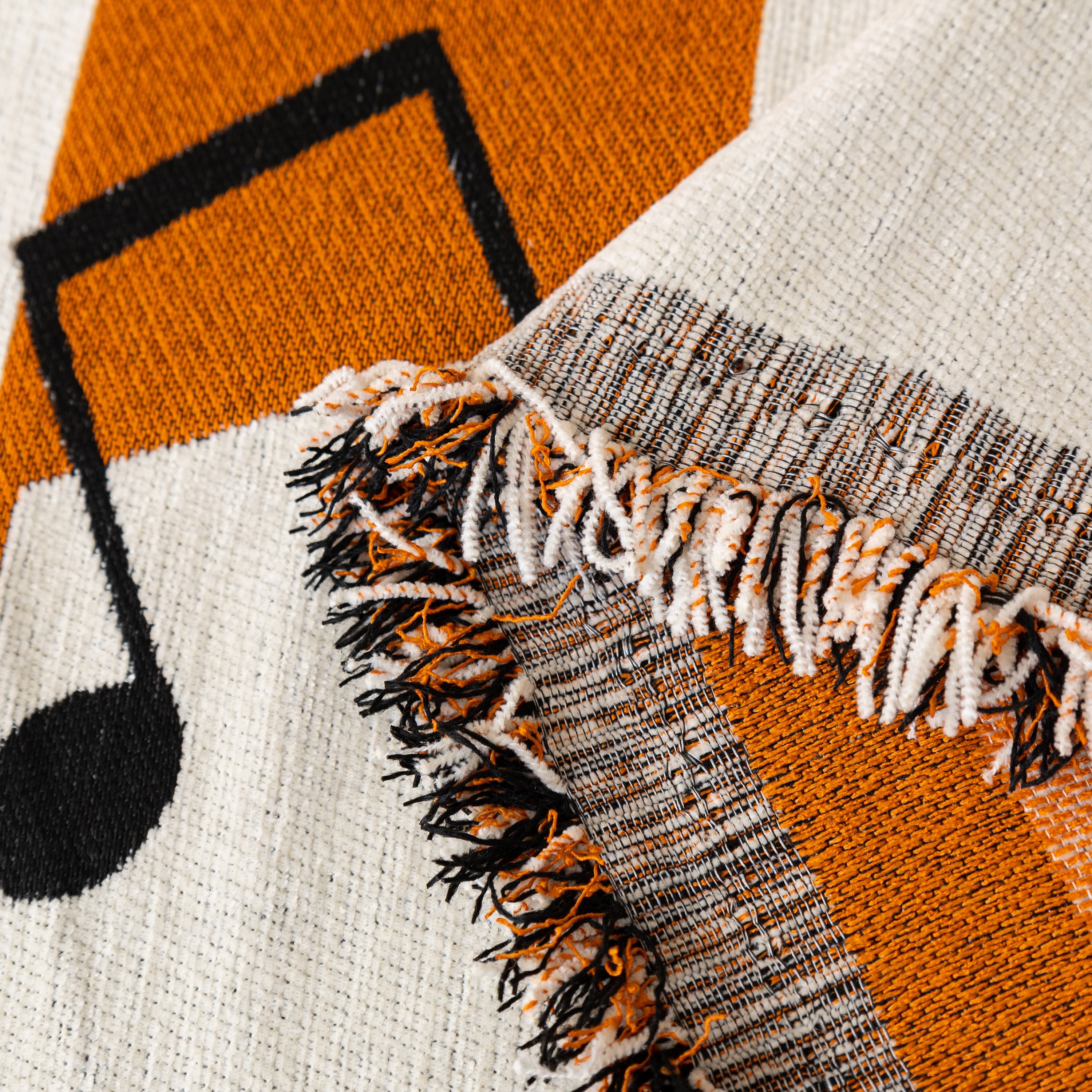Cozy Chenille Dynamic Notes Sectional Couch Cover Blanket, Perfect Couch Throw Covers For Pets