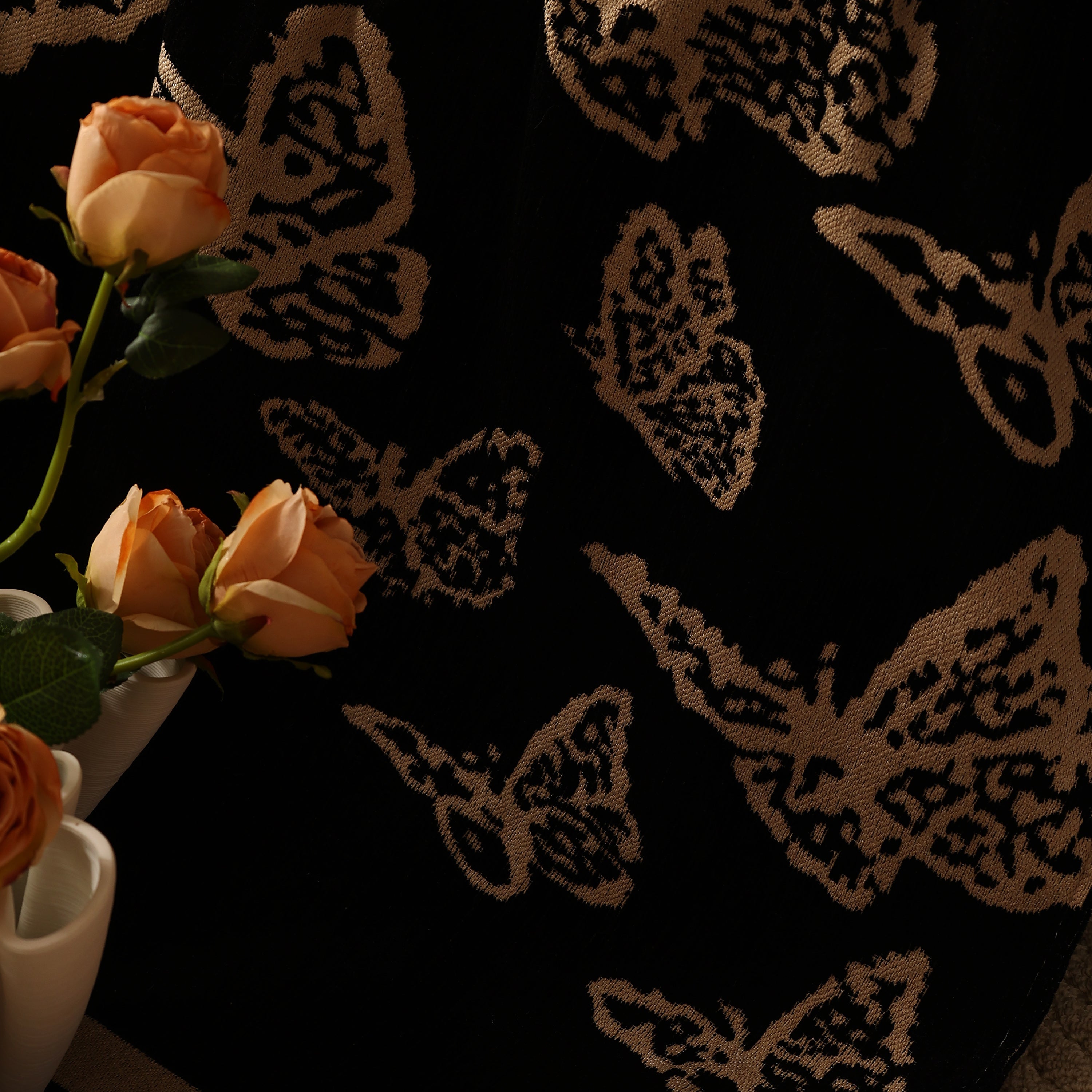 Butterfly Jacquard Soft Couch Blankets Cover For Couch Reversible Modern Sofa Slipcover Throw Covers