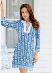 Harbor Embroidered Tunic Dress