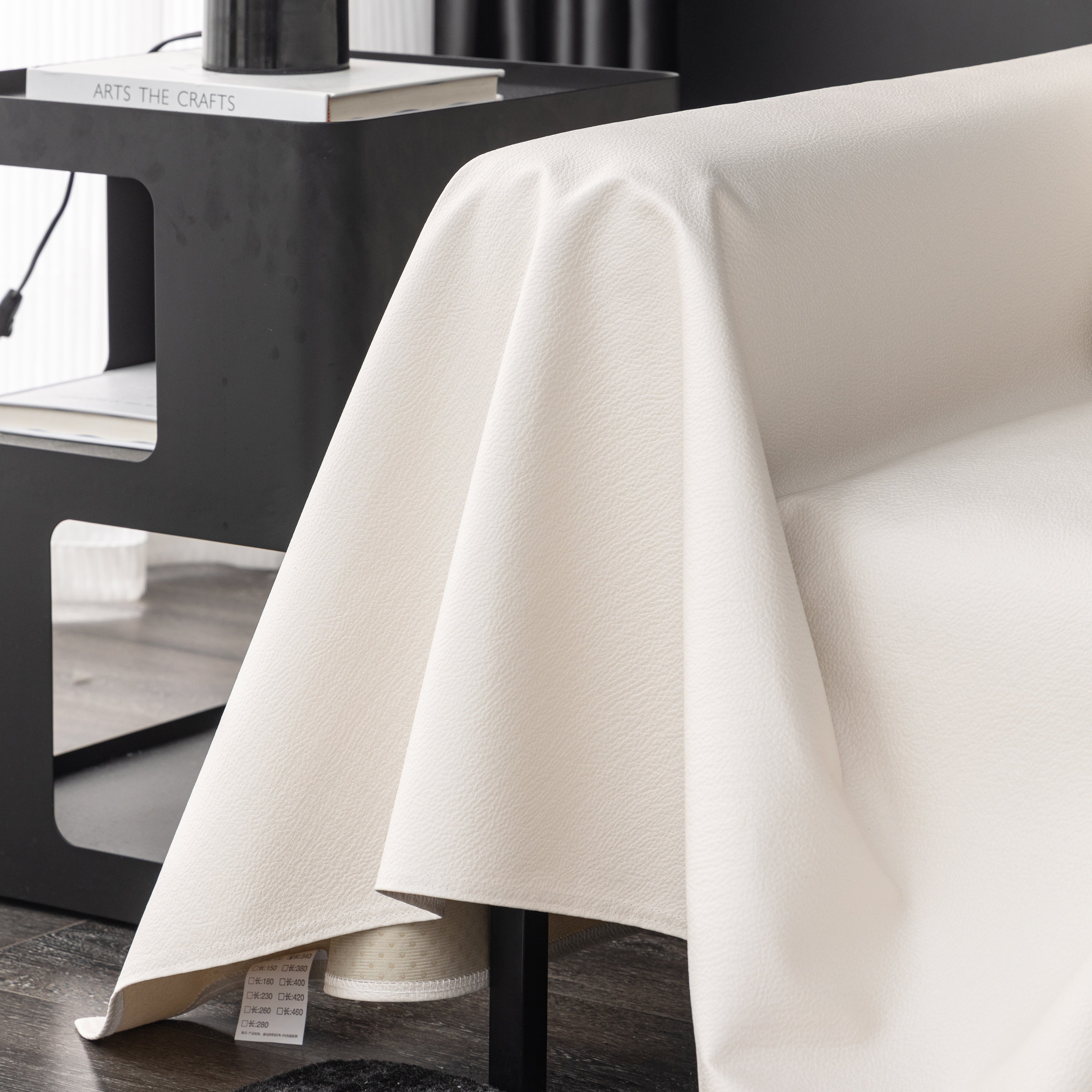 Waterproof Faux Leather Couch Throw Covers, Pet Couch Cover, Non Slip Furniture Covers For Leather Sofas