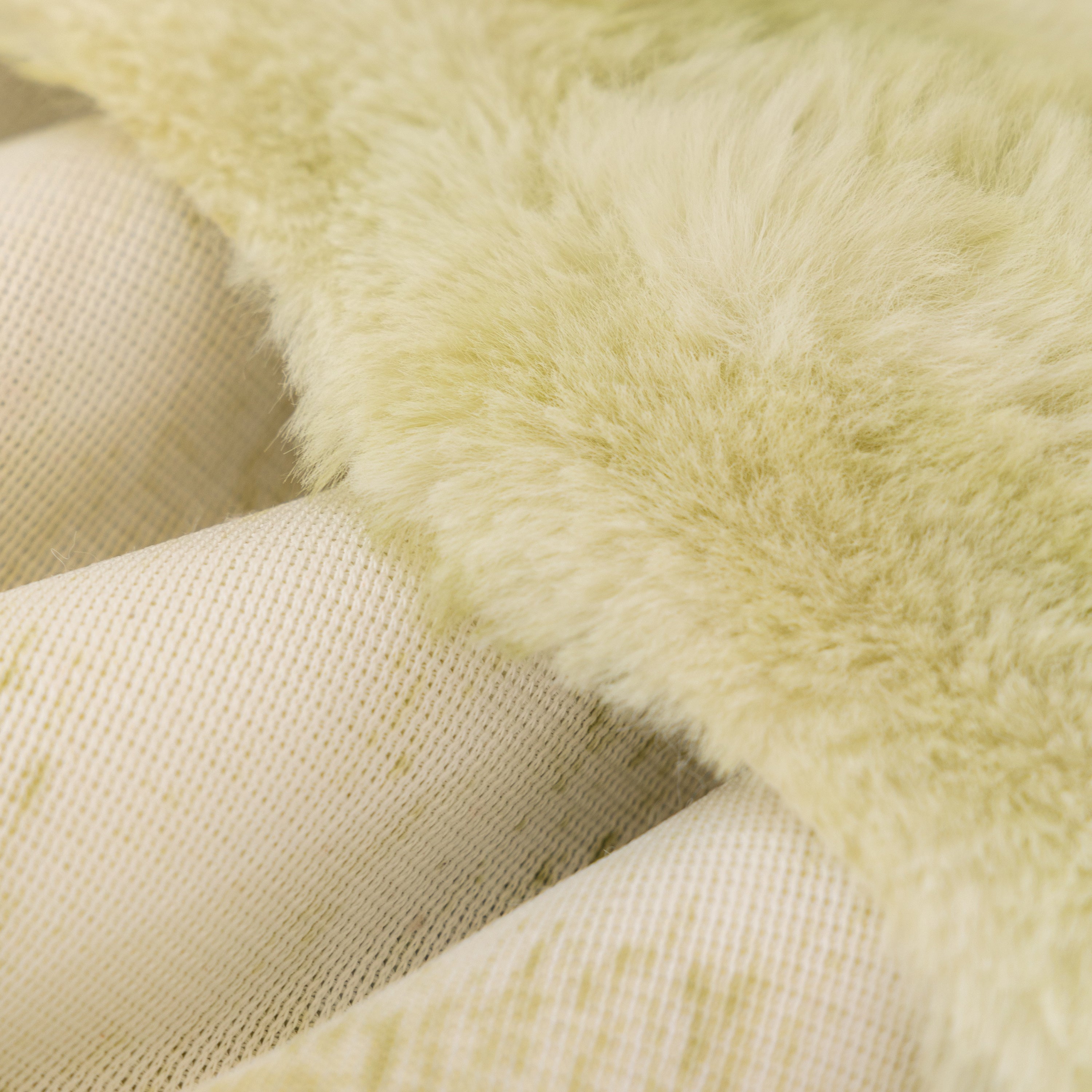 Thick Faux Fur Couch Cover Fluffy Fuzzy Warm Washable Furniture Protector For Kids Pets