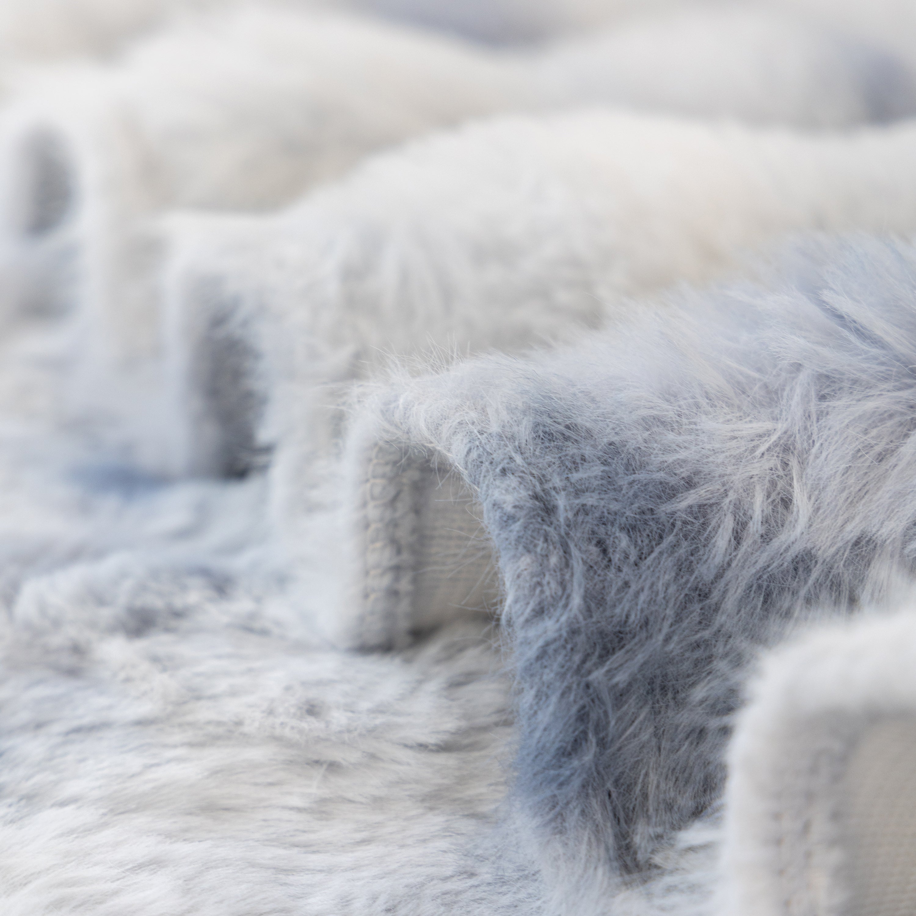 Thick Faux Fur Couch Cover Fluffy Fuzzy Warm Washable Furniture Protector For Kids Pets