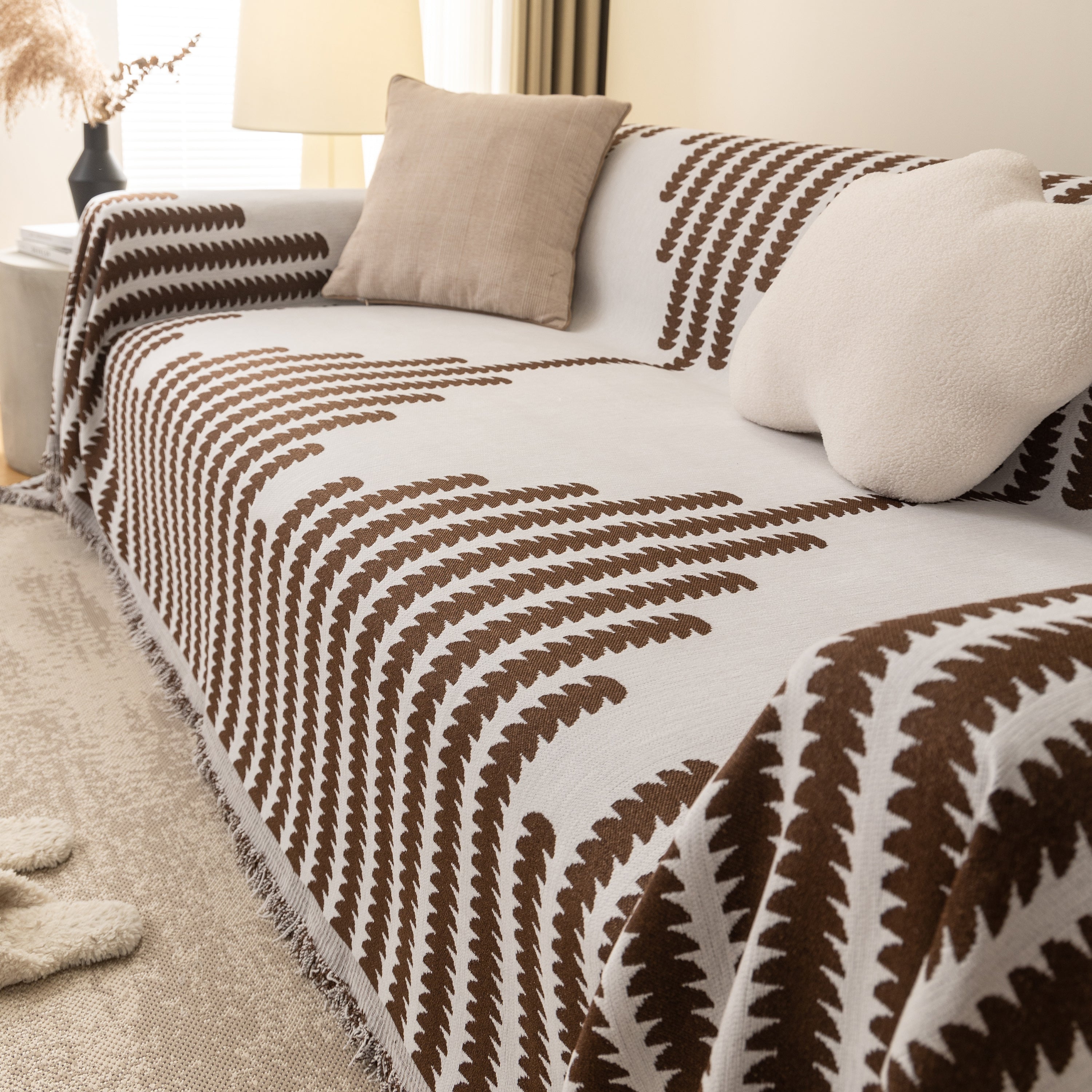 Soft Cozy Chenille Couch Cover Throws For Sofas, Couch Cover Blankets, Corner Sectional Couch Covers