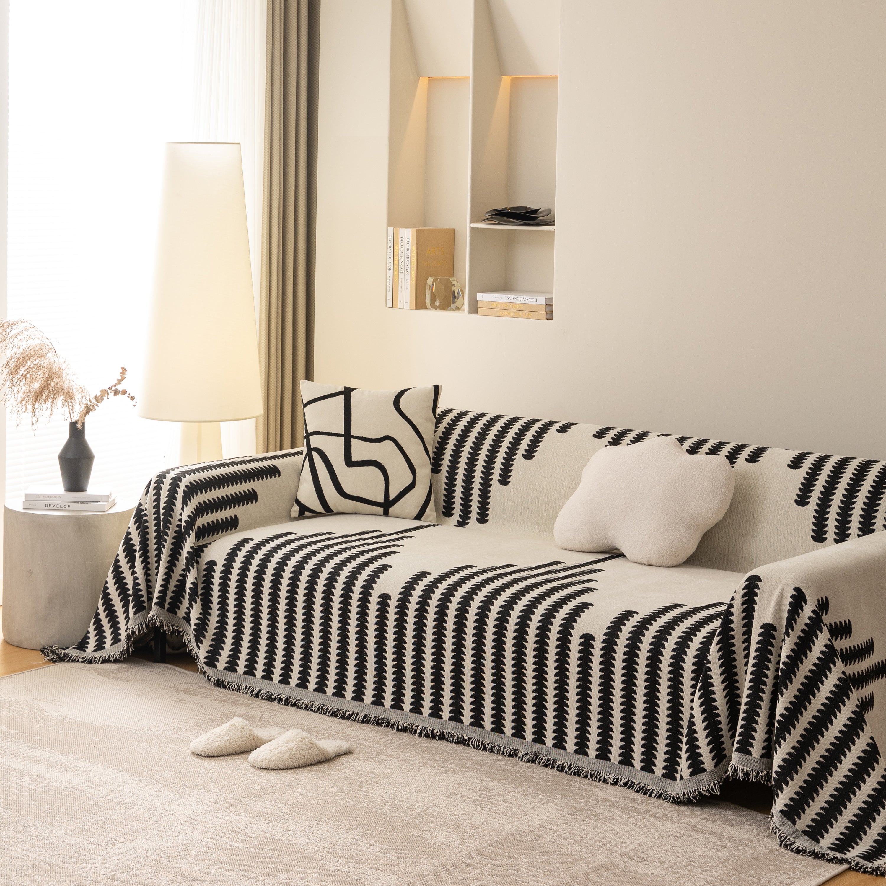 Soft Cozy Chenille Couch Cover Throws For Sofas, Couch Cover Blankets, Corner Sectional Couch Covers