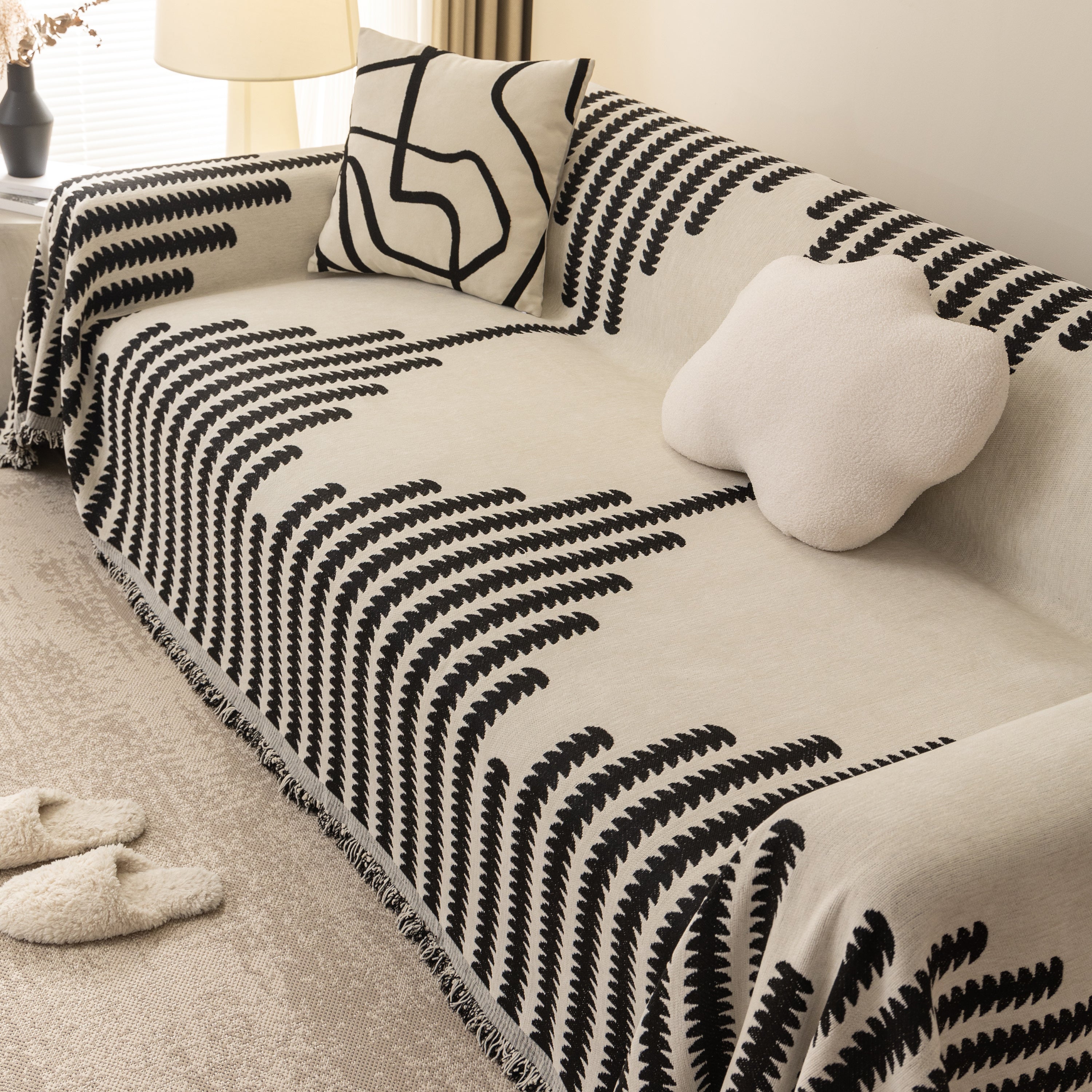 Soft Cozy Chenille Couch Cover Throws For Sofas, Couch Cover Blankets, Corner Sectional Couch Covers