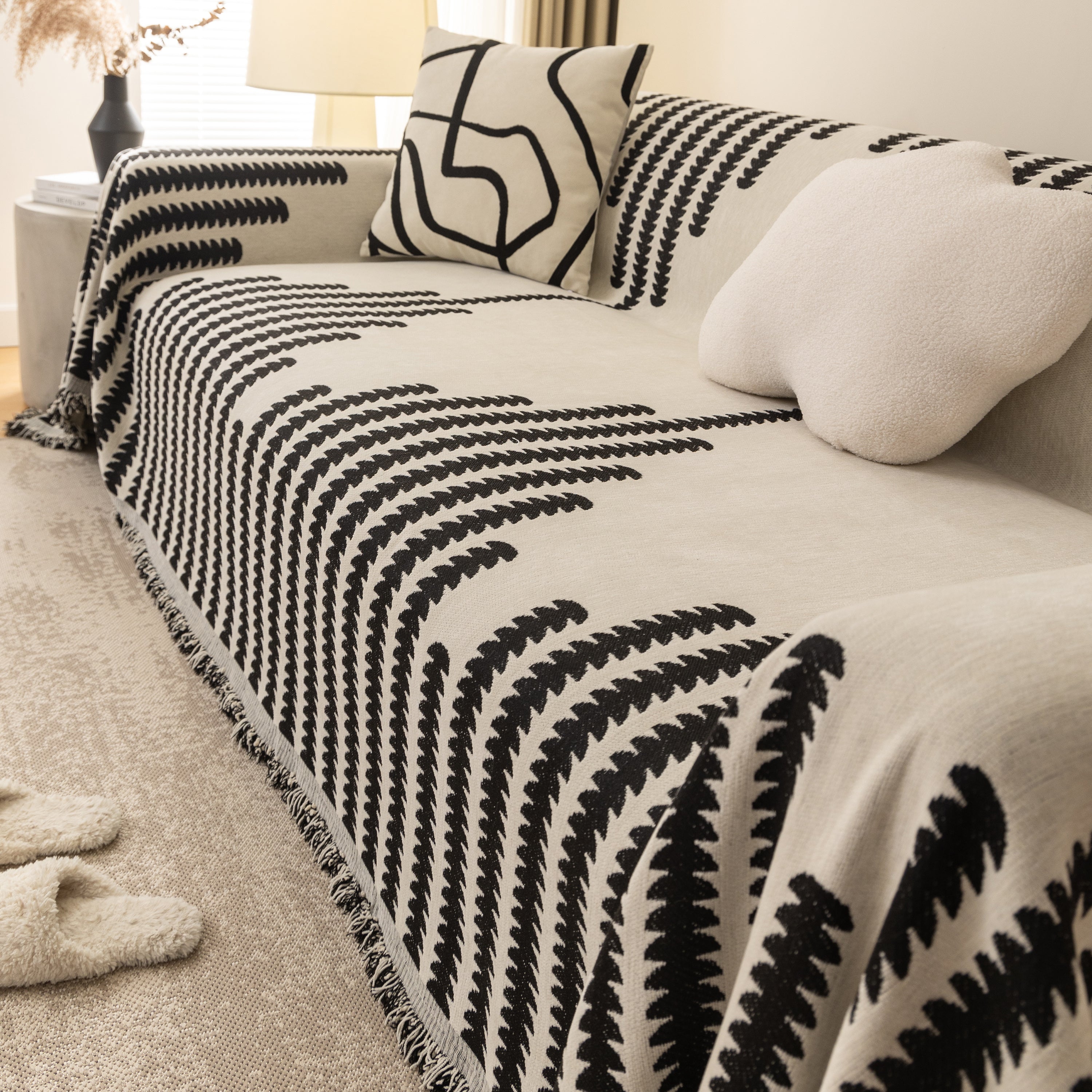 Soft Cozy Chenille Couch Cover Throws For Sofas, Couch Cover Blankets, Corner Sectional Couch Covers