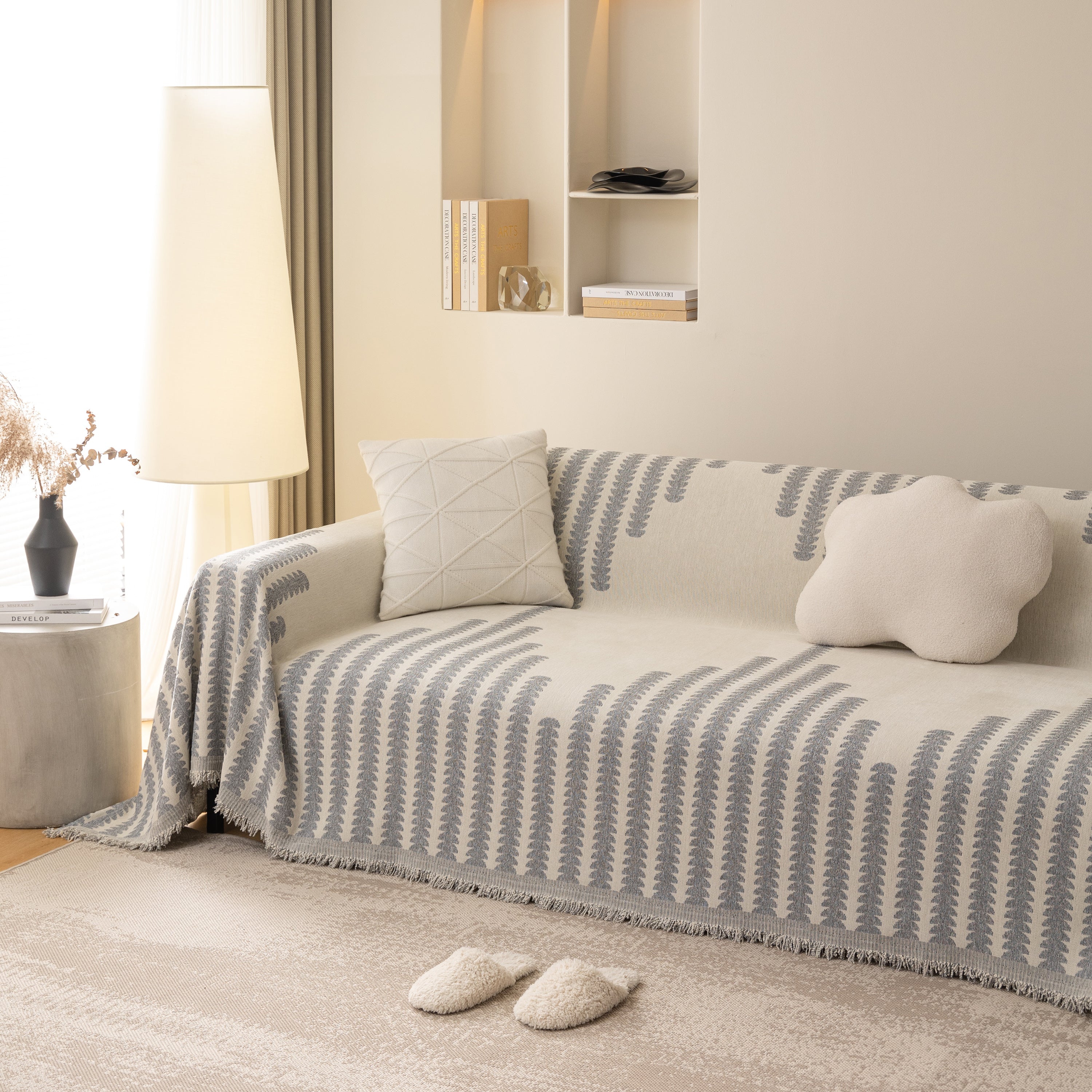 Soft Cozy Chenille Couch Cover Throws For Sofas, Couch Cover Blankets, Corner Sectional Couch Covers