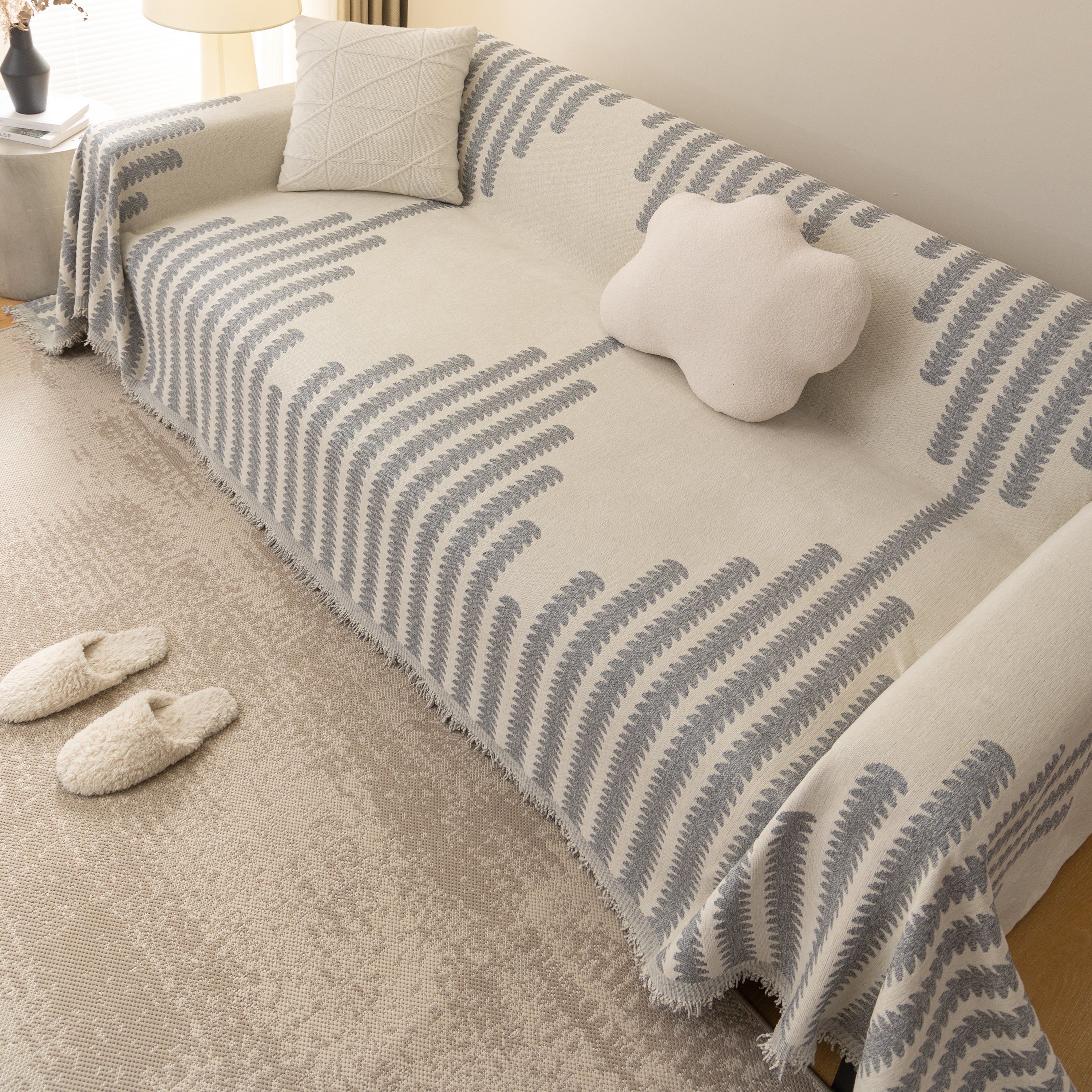 Soft Cozy Chenille Couch Cover Throws For Sofas, Couch Cover Blankets, Corner Sectional Couch Covers