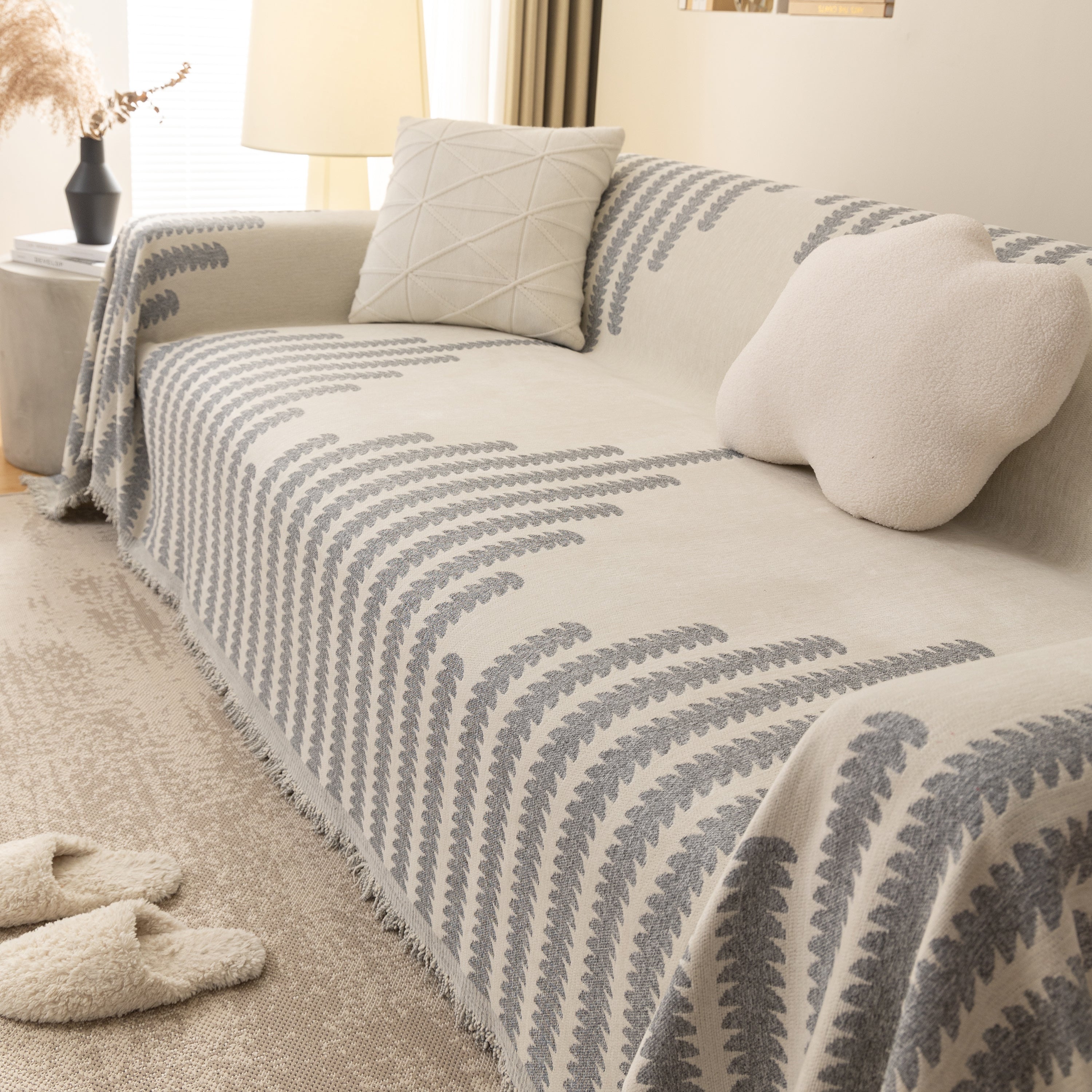 Soft Cozy Chenille Couch Cover Throws For Sofas, Couch Cover Blankets, Corner Sectional Couch Covers