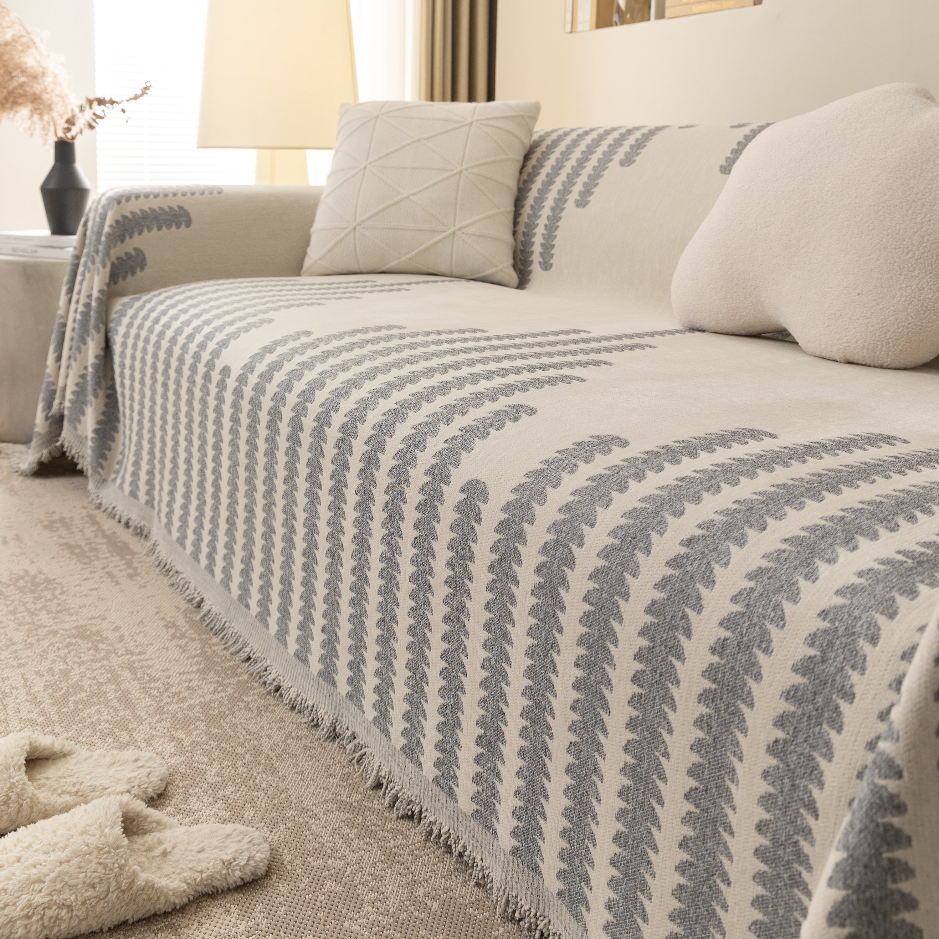 Soft Cozy Chenille Couch Cover Throws For Sofas, Couch Cover Blankets, Corner Sectional Couch Covers