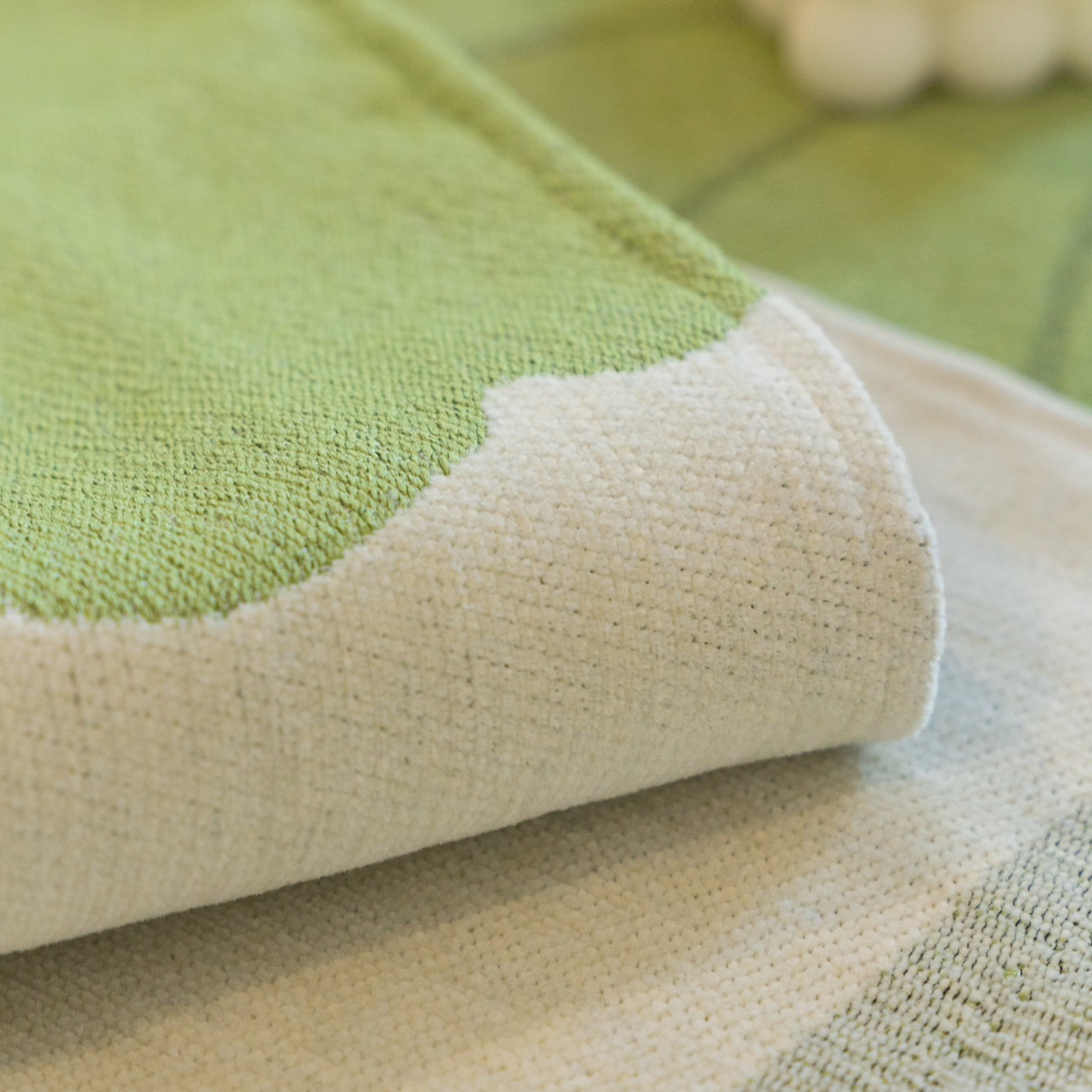 Cozy Couch Throw Blanket With Tassels, Jacquard Leaf Pattern Furniture Protector