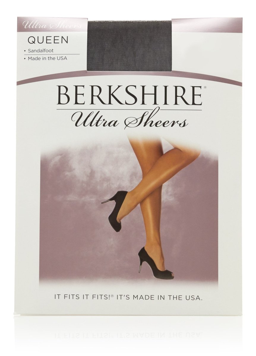 Queen Ultra Sheer Non-control Top Pantyhose With Sandalfoot Toe