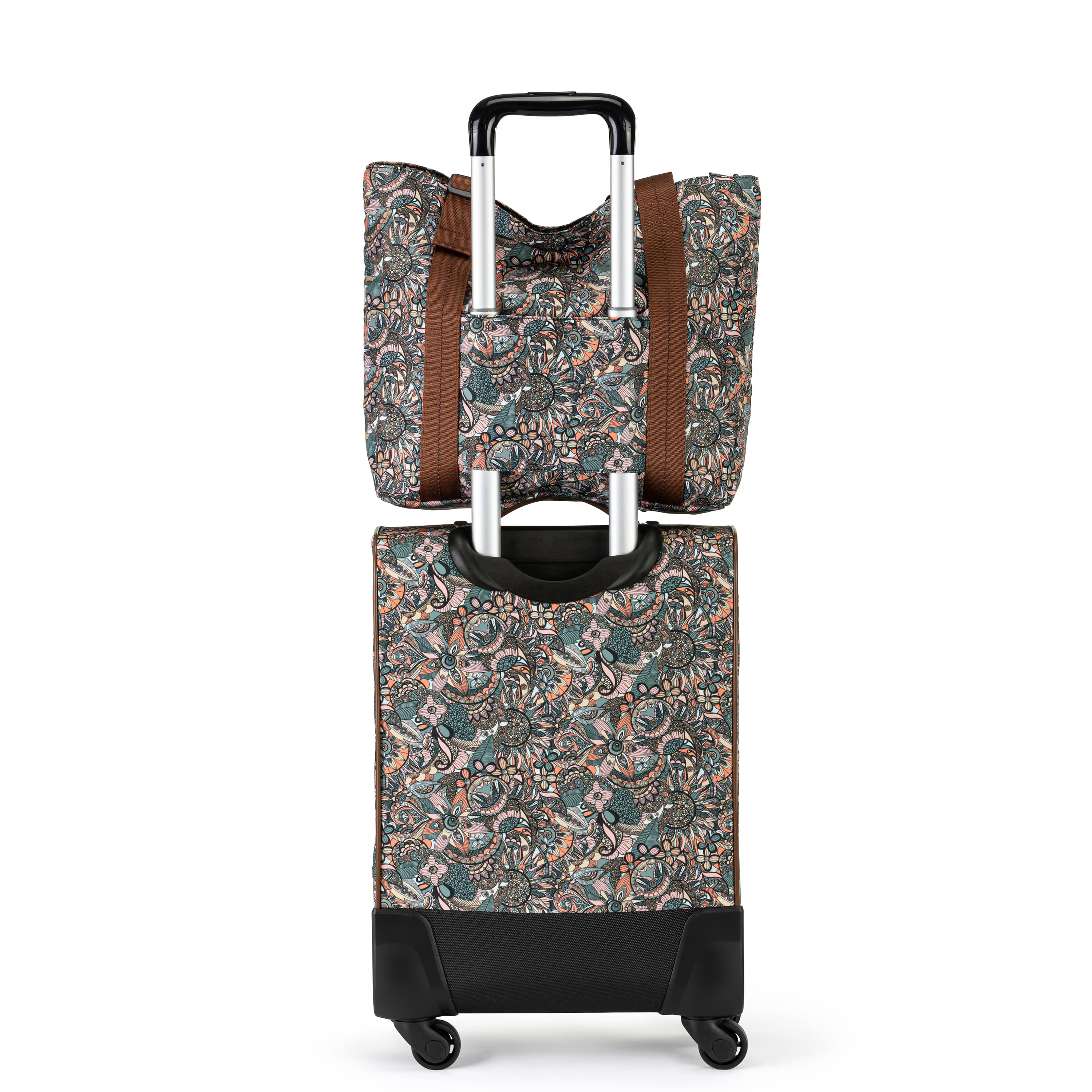 The Sak On The Go 21" Spinner Luggage Bundle - EcoTwill - Sienna Spirit Desert