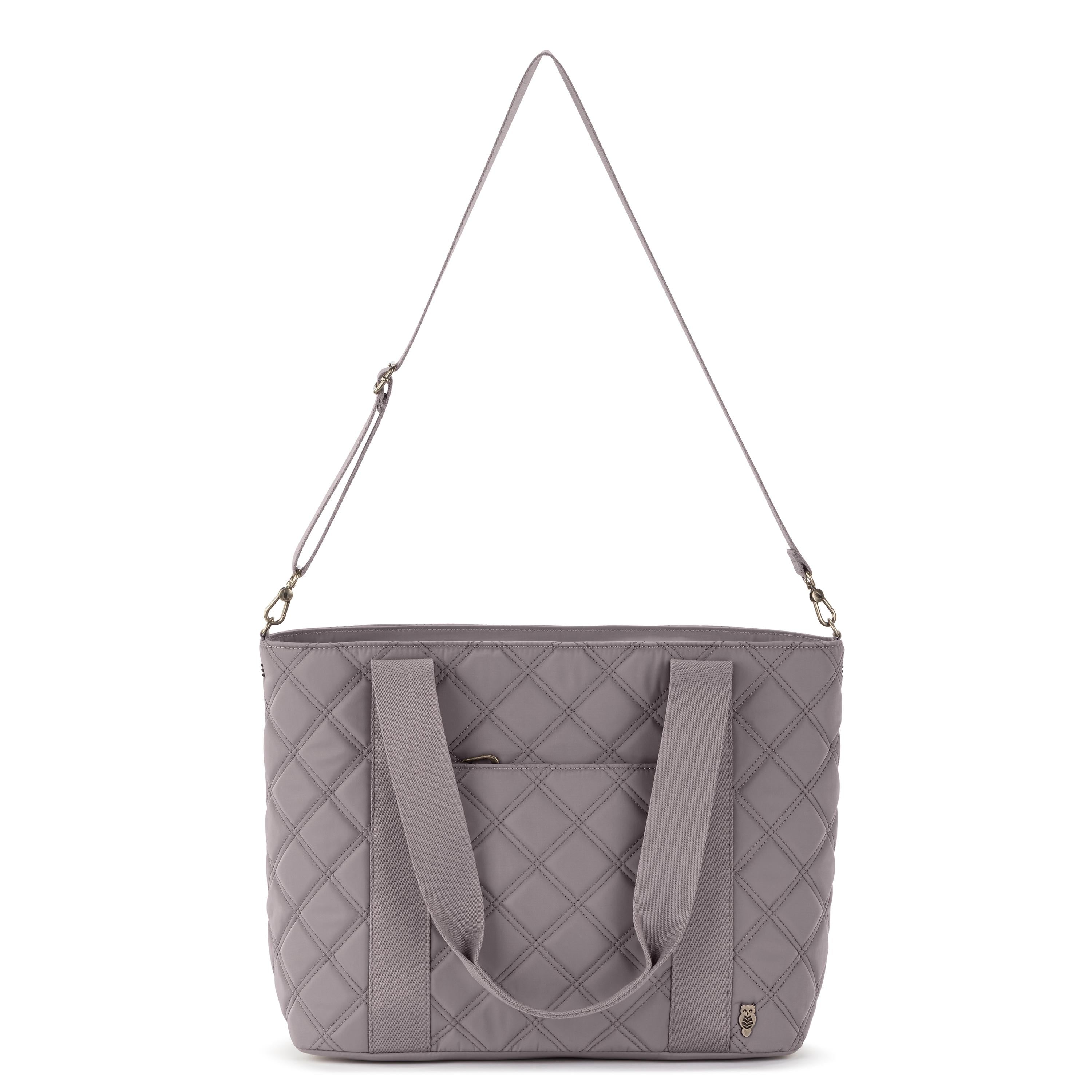 The Sak Arlo Large Tote - EcoTwill - Mushroom Diamond Quilted