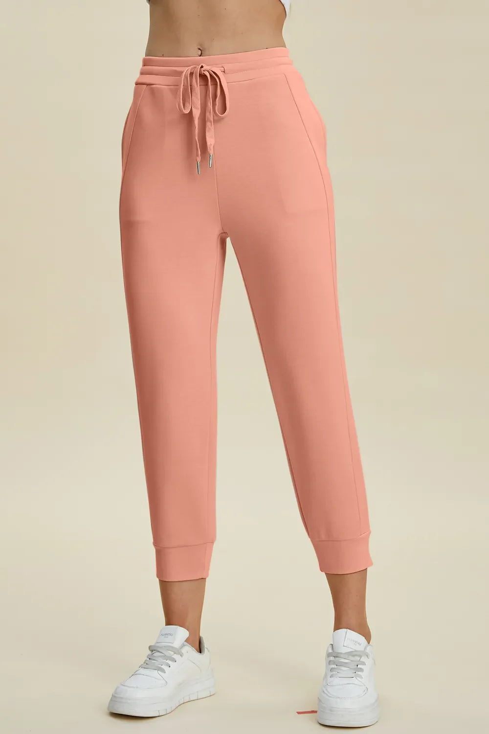 Basic Bae Full Size Air Scuba Drawstring High Waist Cropped Pants | Includes Plus Size