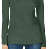 Maison Jules Women's High-Low T-Shirt Pale Sage Size 2 Extra Large